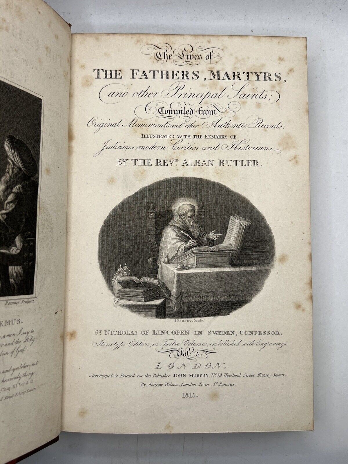 Butler's Lives of the Fathers, Martyrs, and Saints 1854
