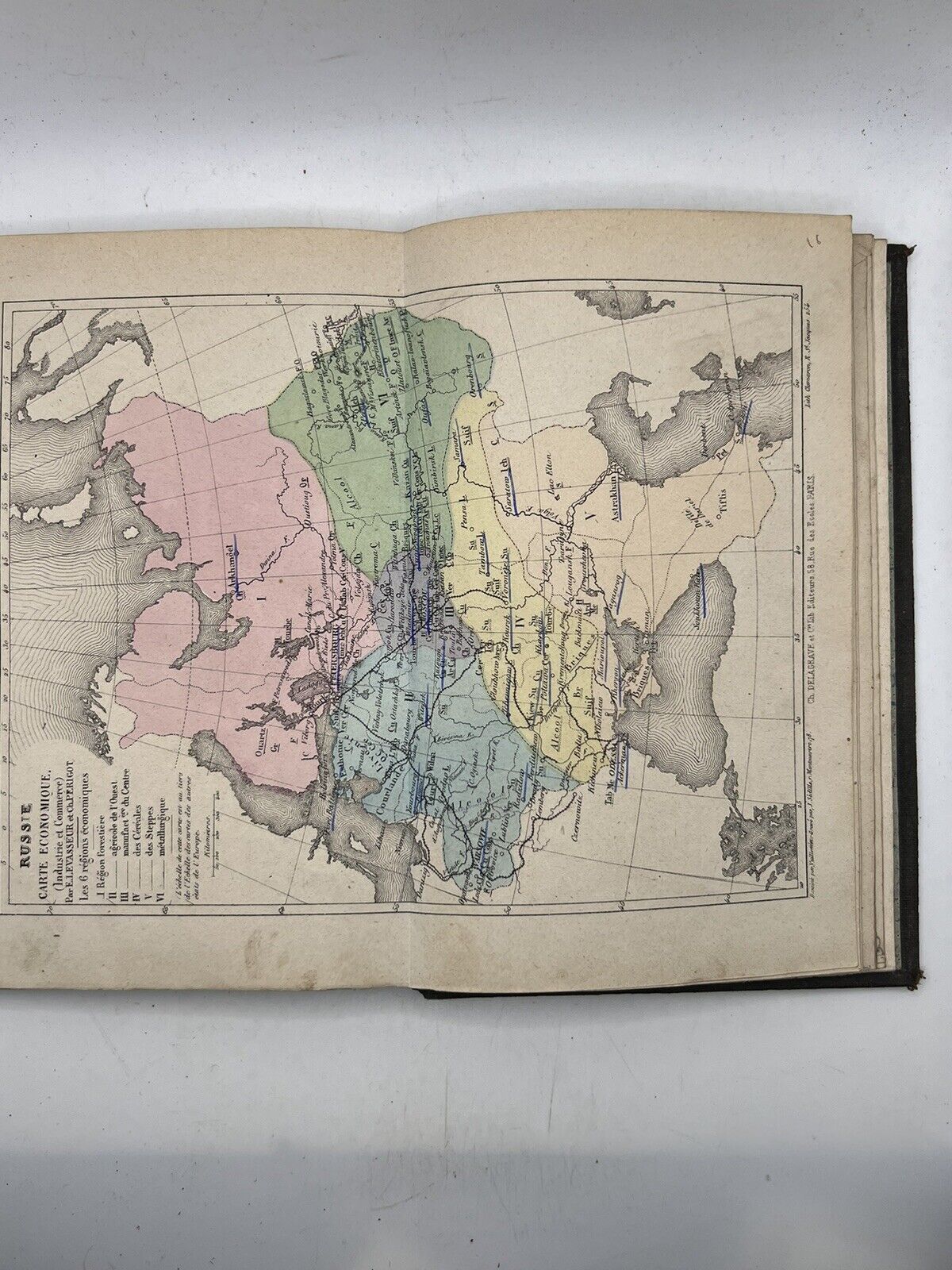 Antique Atlas of Europe Coloured Maps c.1880