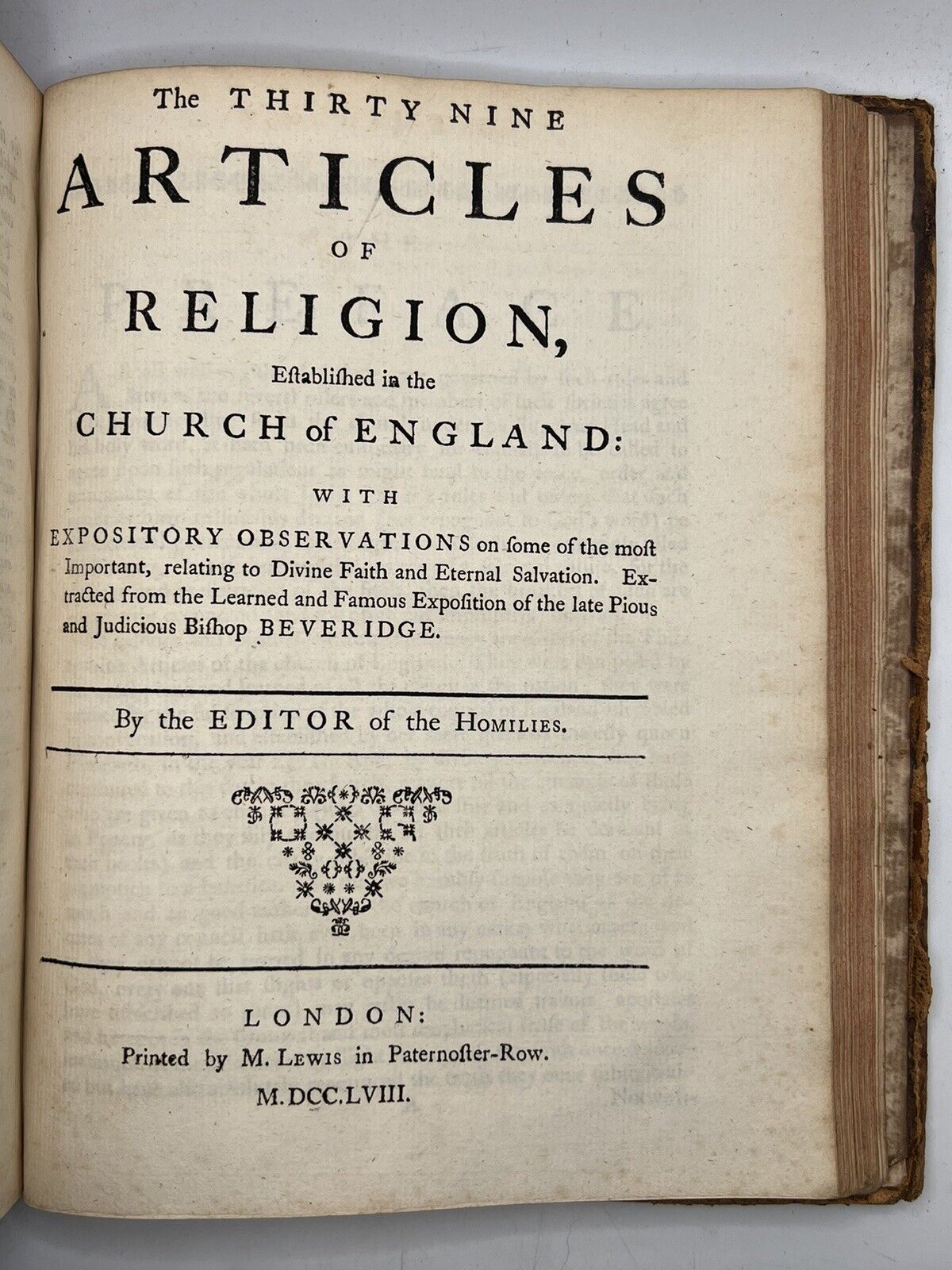 Sermons with the 39 Articles 1766