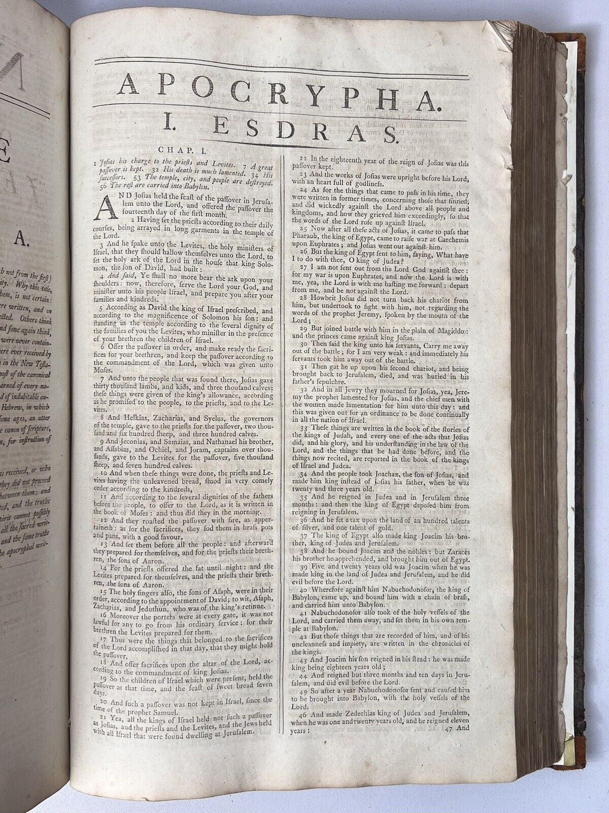 Antique King James Bible 1782-4 Ostervald