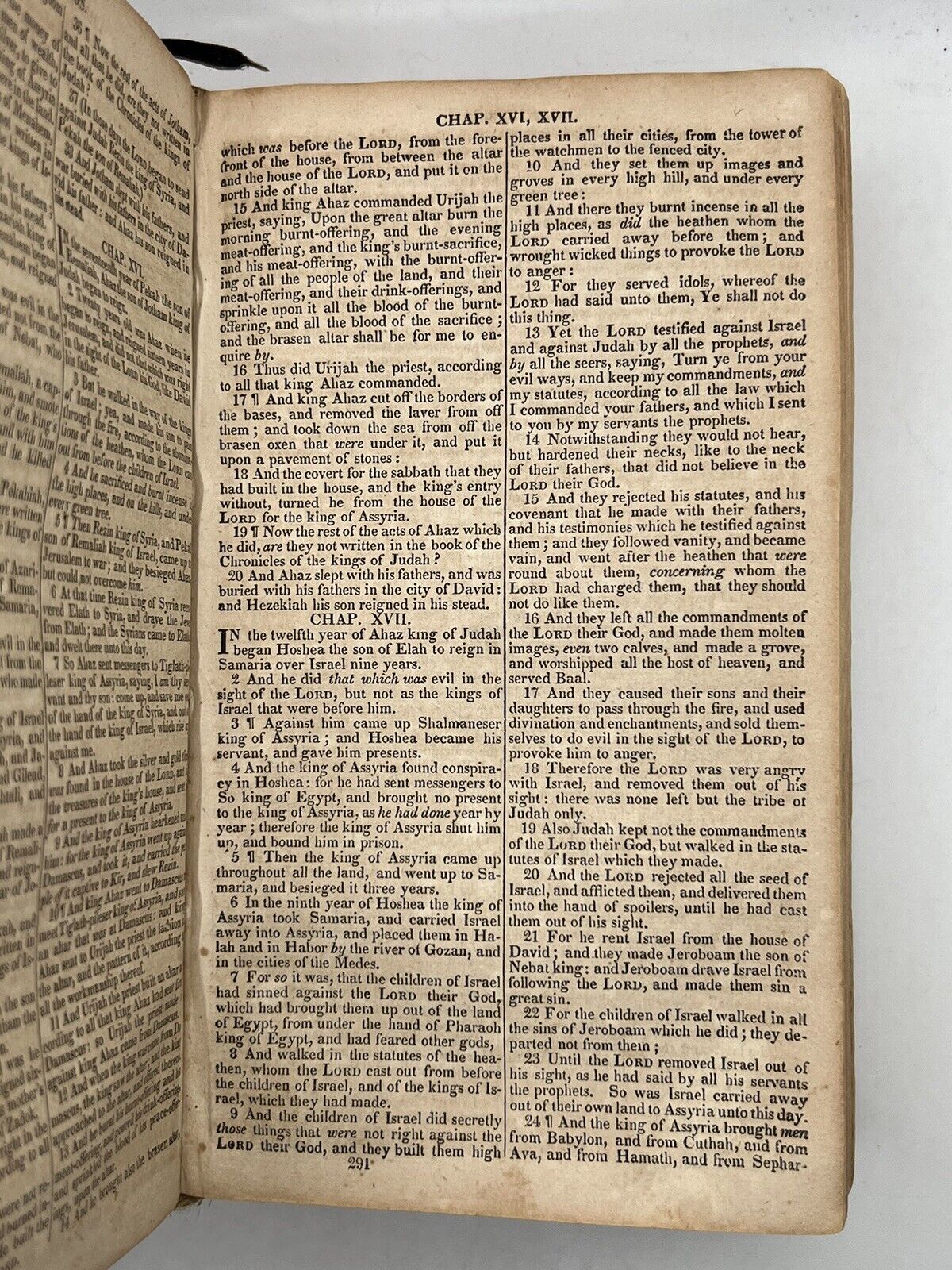 Antique King James Bible 1828 American Civil War Provenance