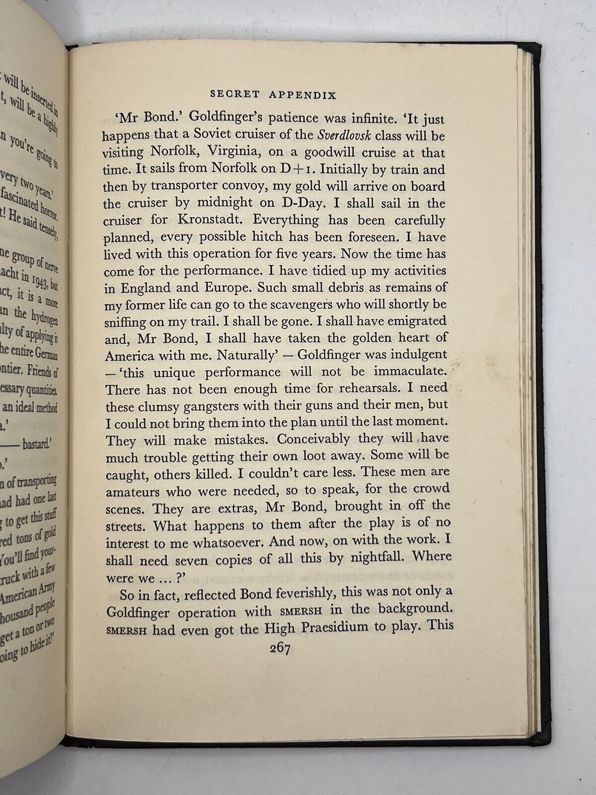 Goldfinger by Ian Fleming 1959 First Edition Second Impression
