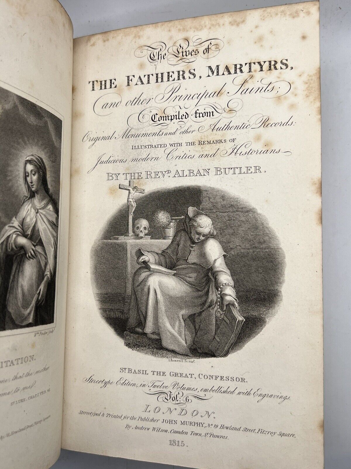 Butler's Lives of the Fathers, Martyrs, and Saints 1854