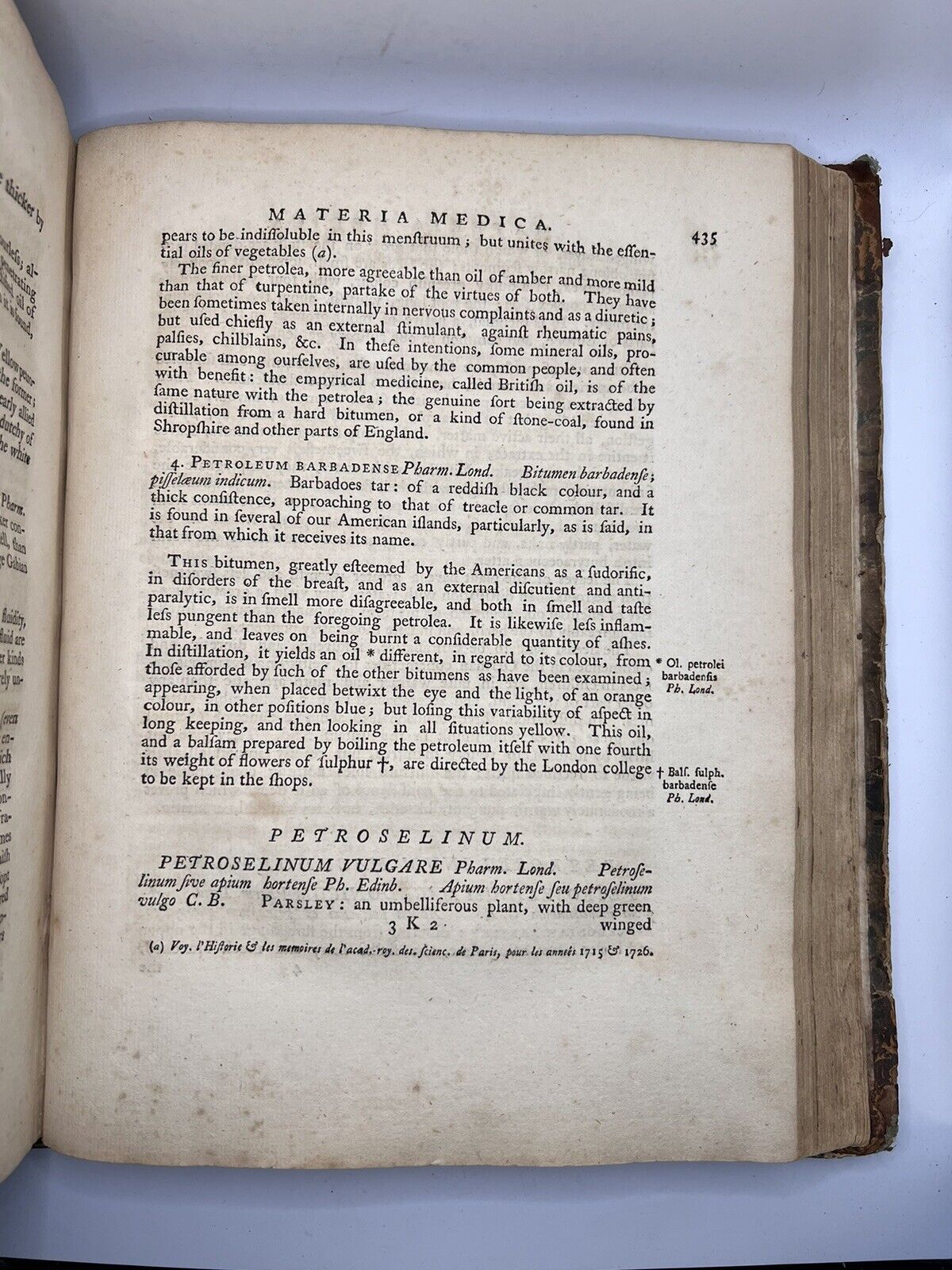 An Experimental History of the Materia Medica 1761 First Edition