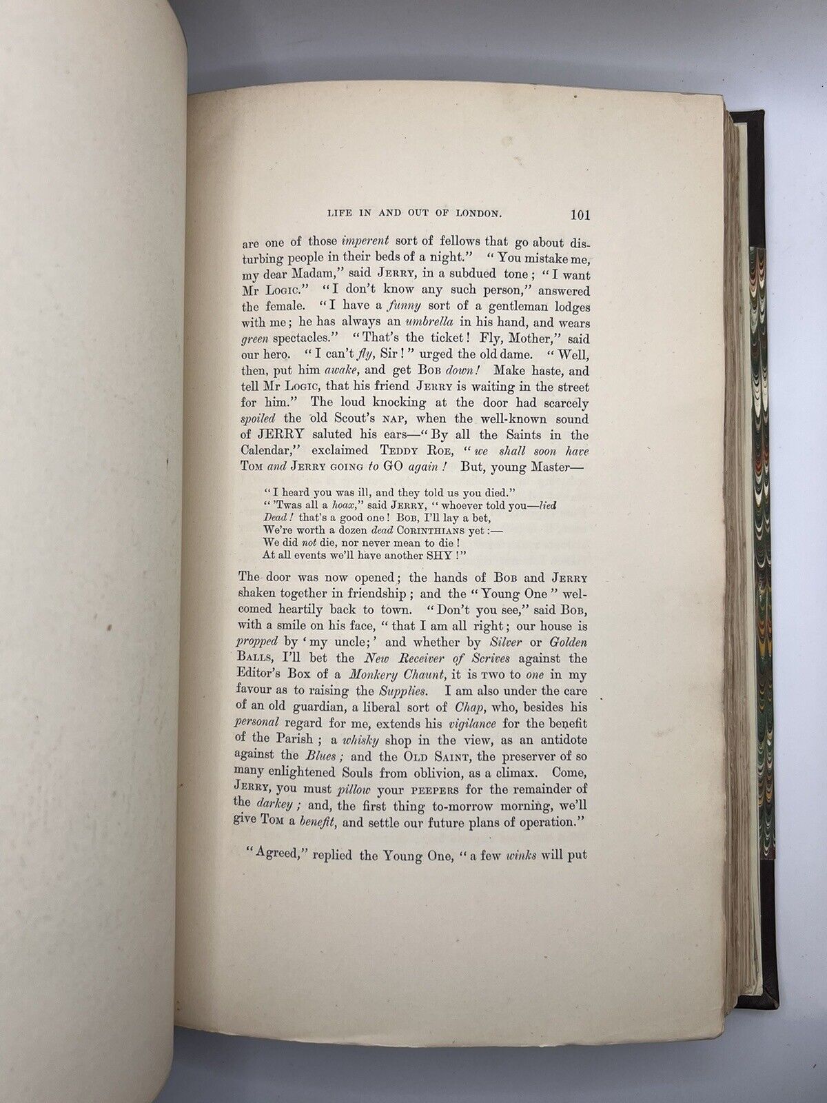 The Finish to the Adventures of Tom, Jerry, and Logic by Pierce Egan 1887