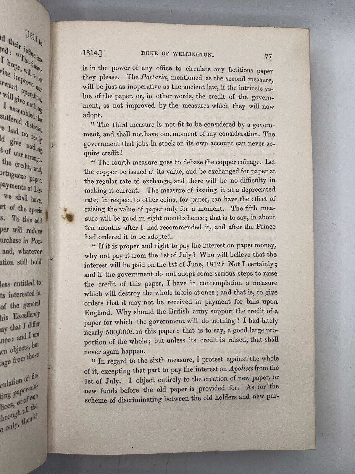 The Life of the Duke of Wellington 1839