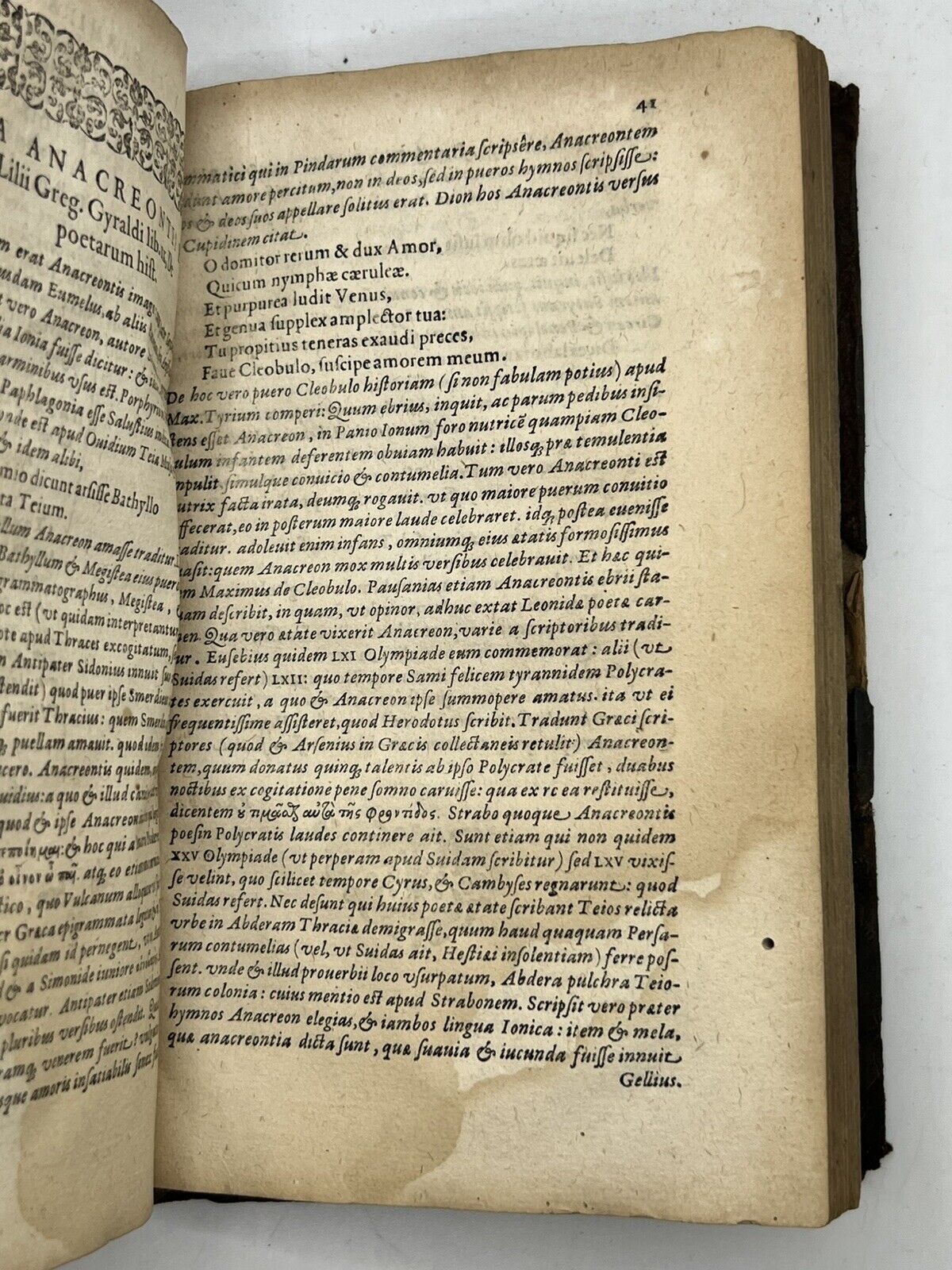 Pindar's Odes 1598 - with Sappho, Anacreon, etc .