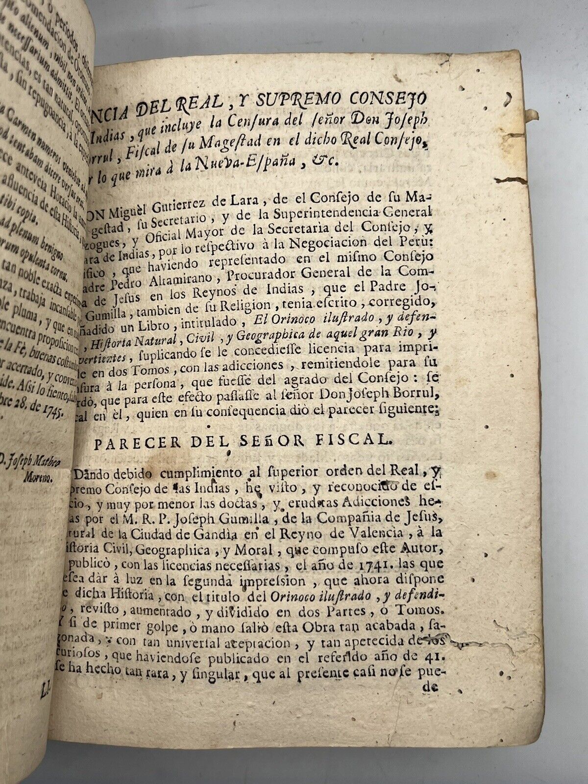 El Orinoco by Joseph Gumilla 1745