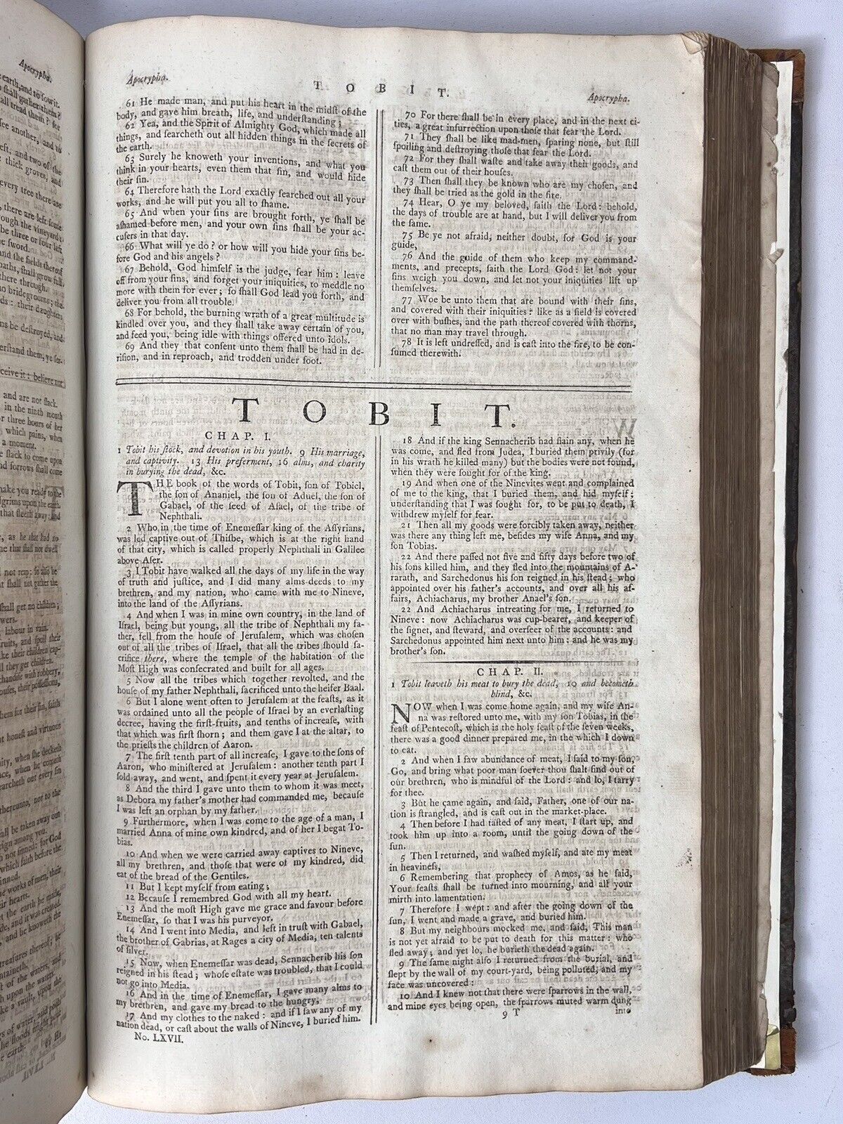 Antique King James Bible 1782-4 Ostervald