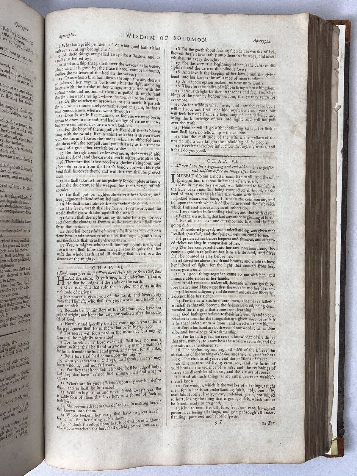 Antique King James Bible 1782-4 Ostervald