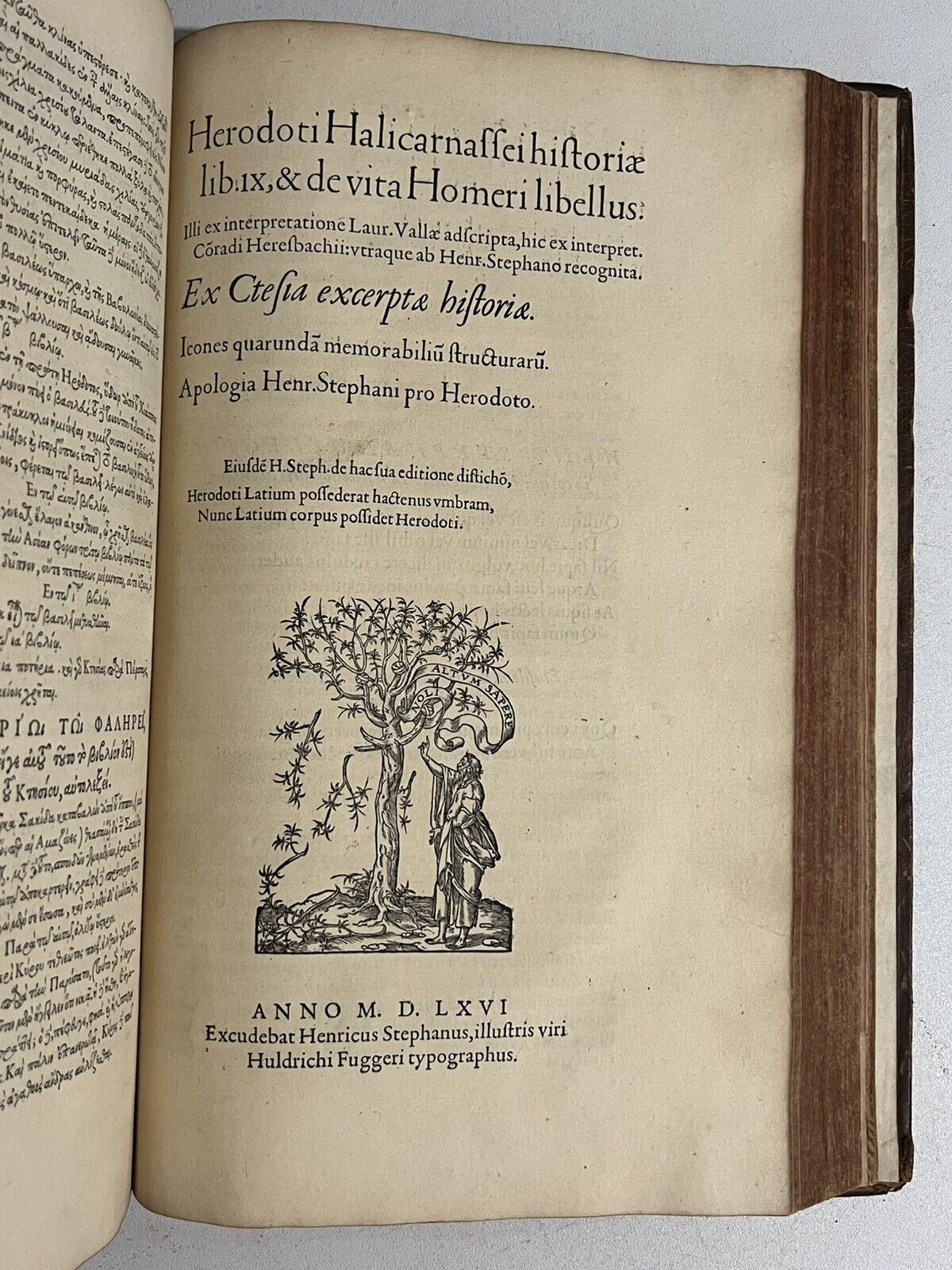 Herodotus Historia 1566-70: Estienne Folio