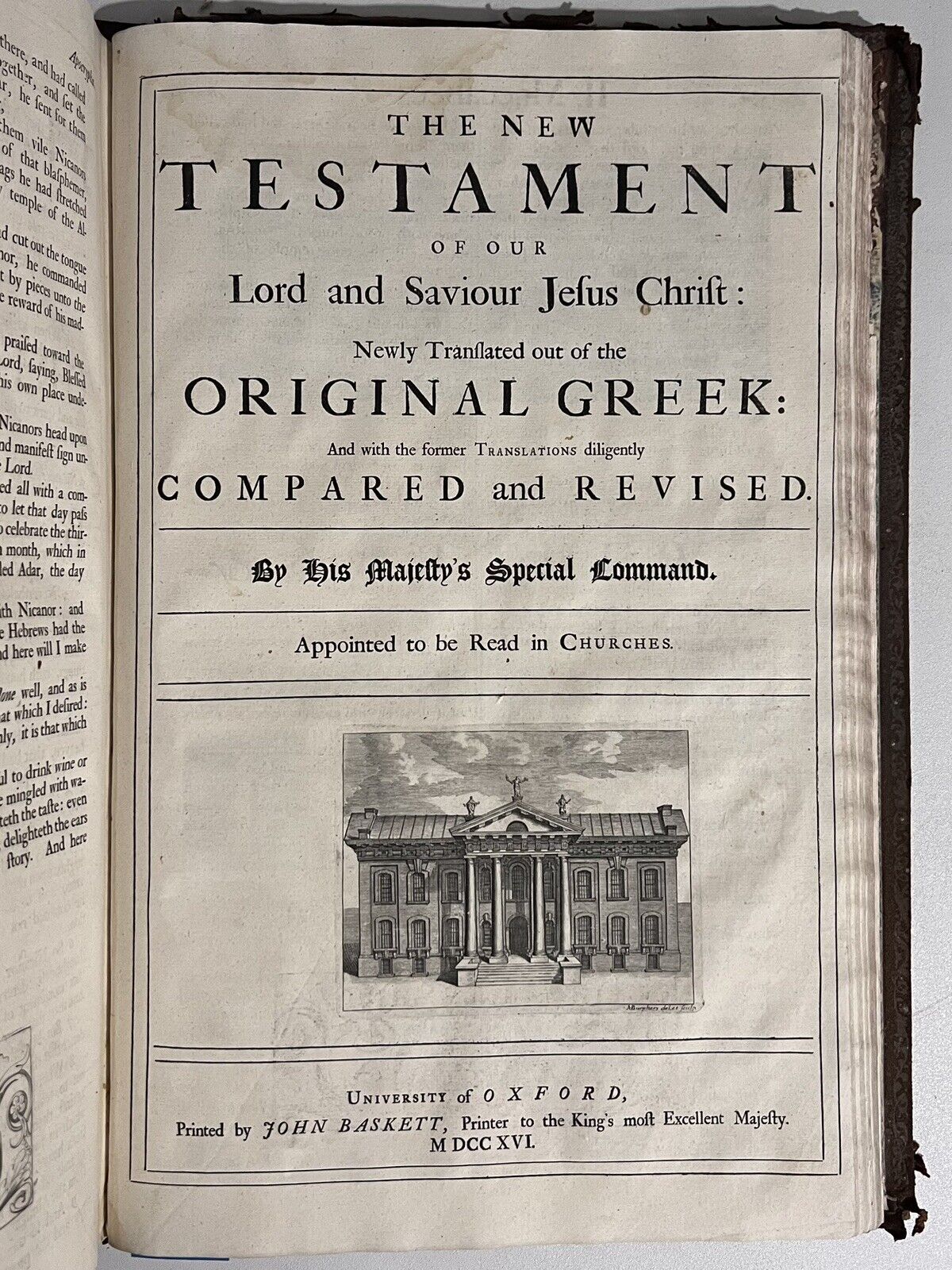 The Vinegar Bible 1716-1717 John Baskett