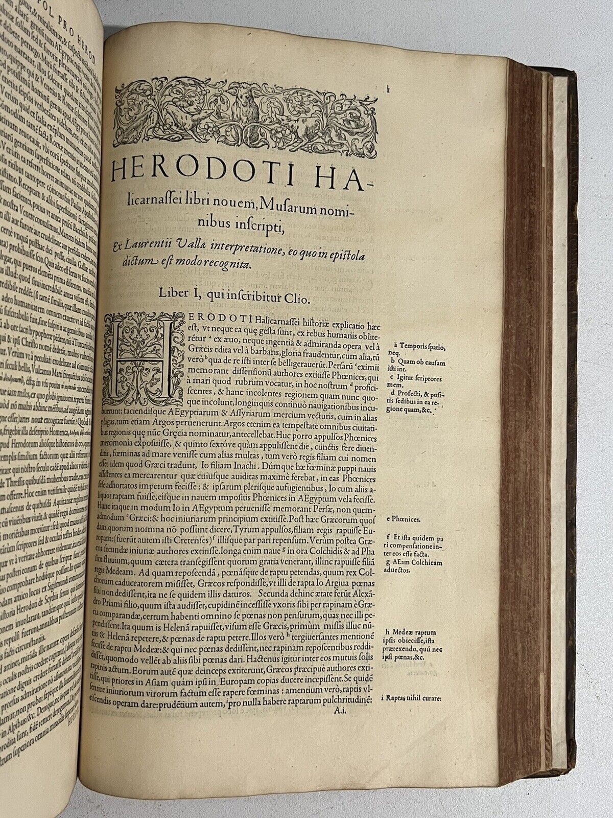 Herodotus Historia 1566-70: Estienne Folio