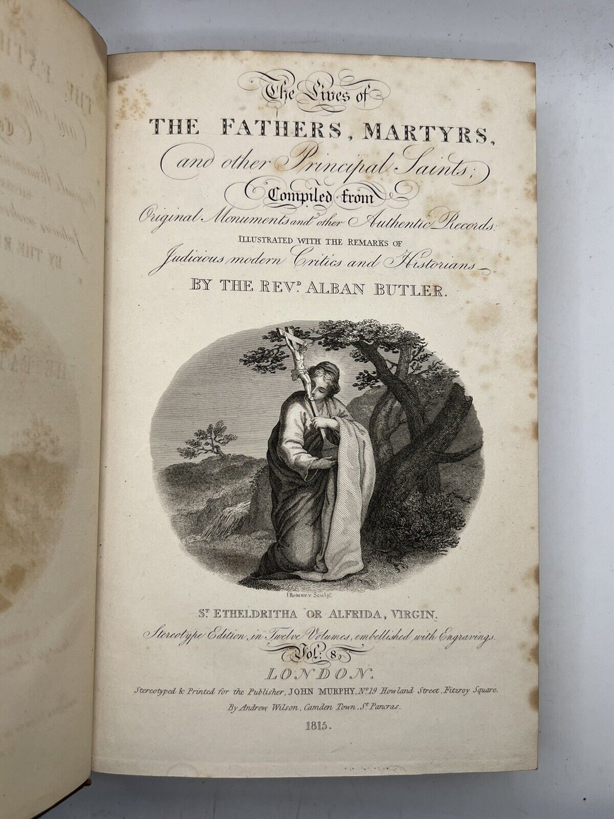 Butler's Lives of the Fathers, Martyrs, and Saints 1854