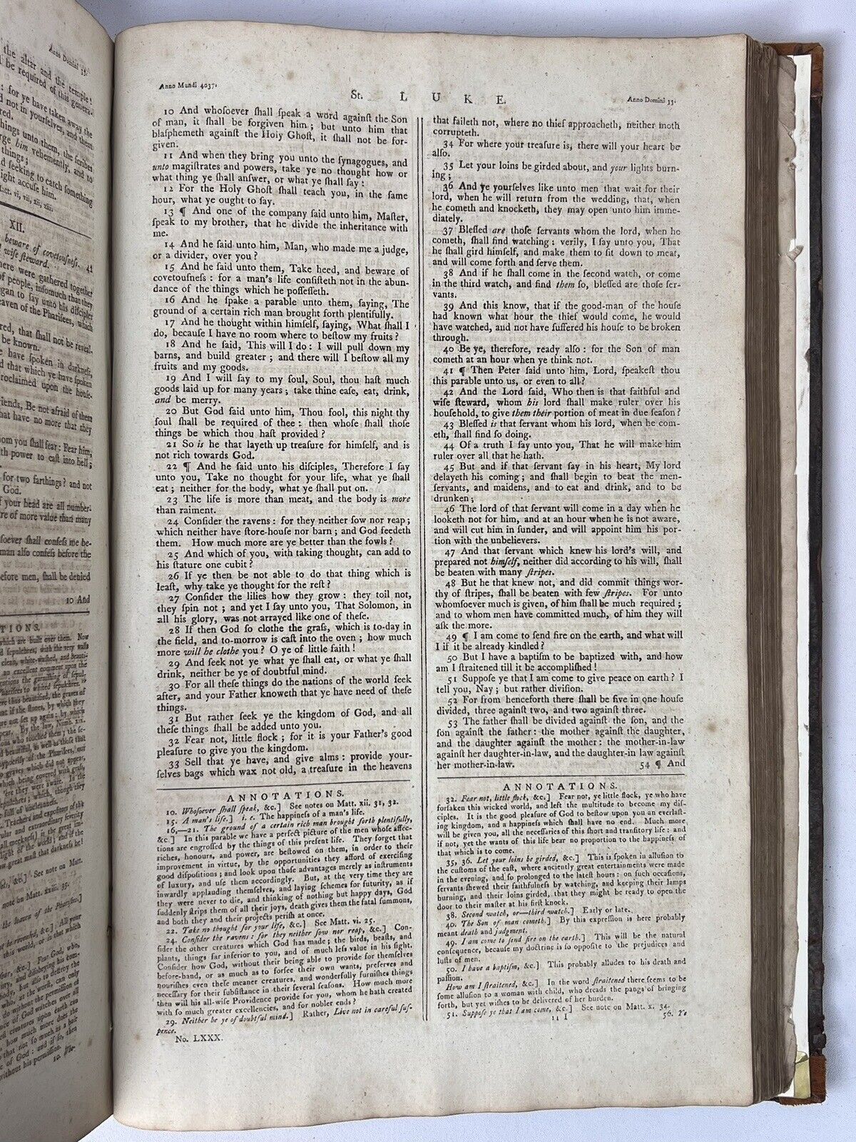 Antique King James Bible 1782-4 Ostervald