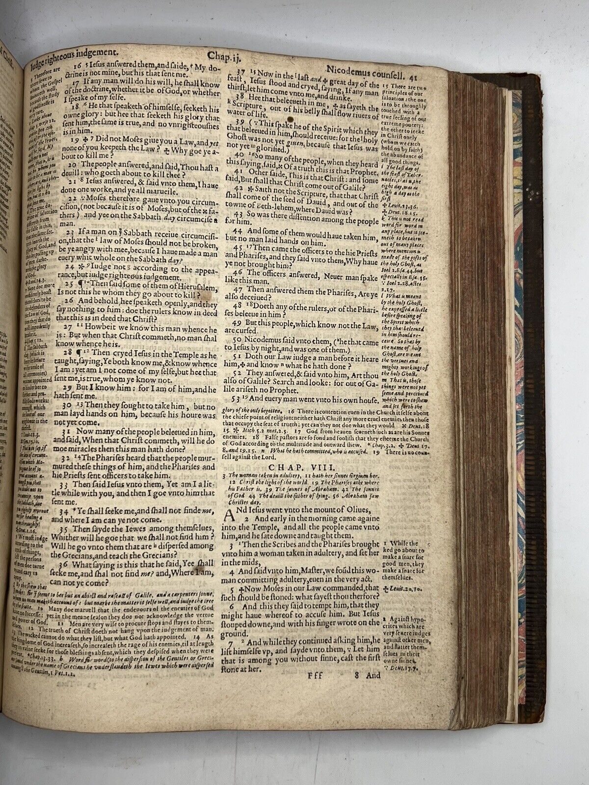 1609 Antique Bible GENEVA BIBLE "Breeches" King James