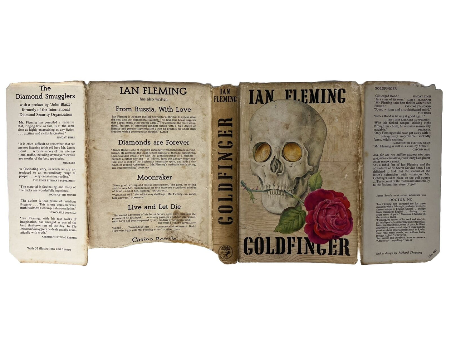 Goldfinger by Ian Fleming 1959 First Edition Second Impression