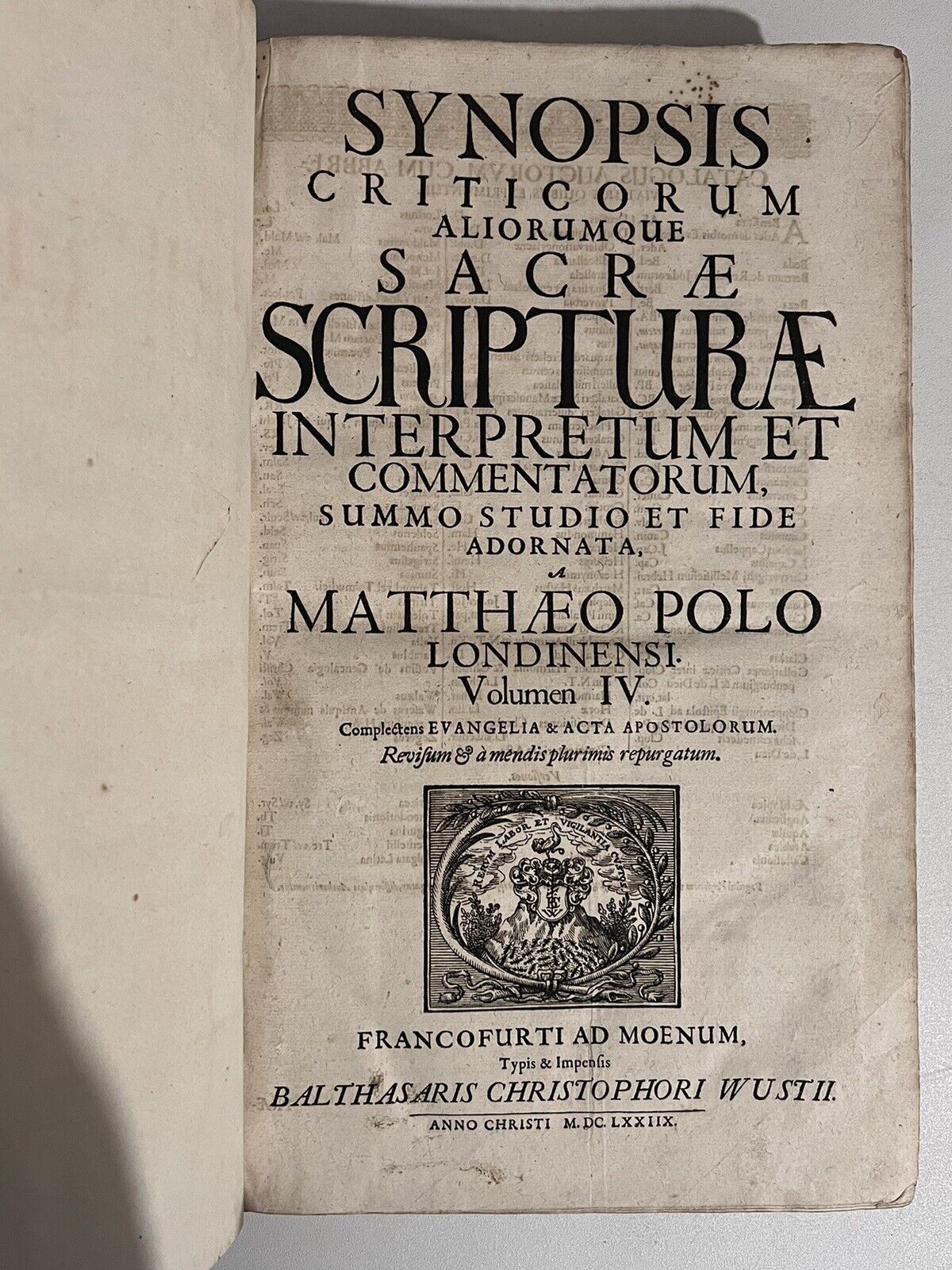 Matthew Poole's Commentary on the Bible 1678