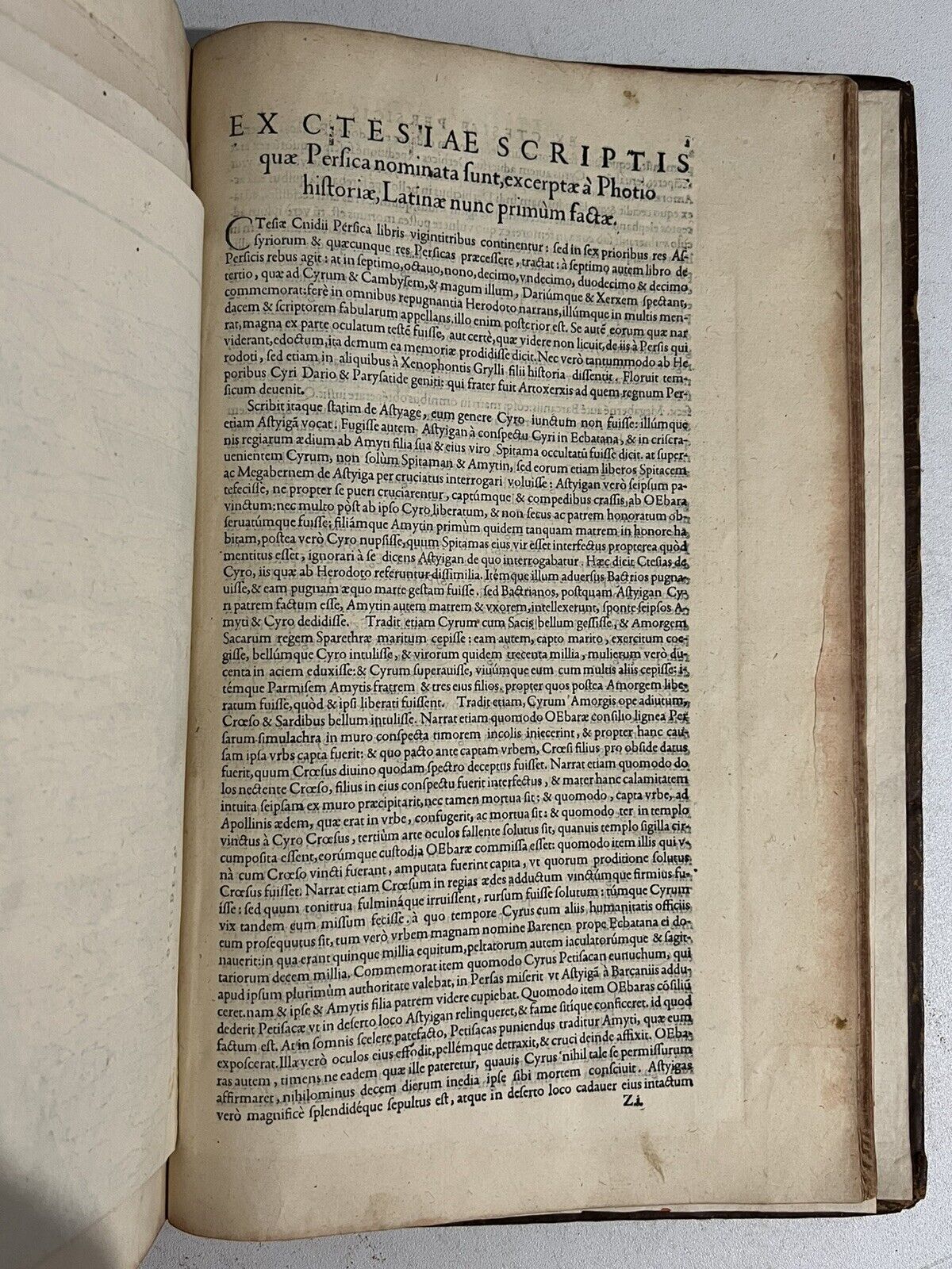 Herodotus Historia 1566-70: Estienne Folio