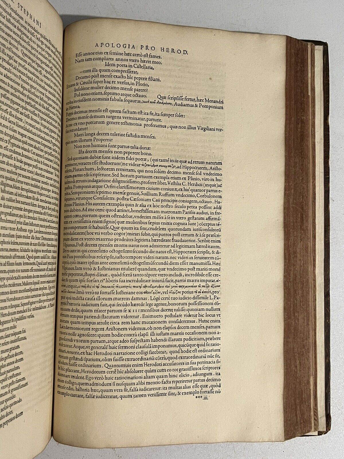 Herodotus Historia 1566-70: Estienne Folio