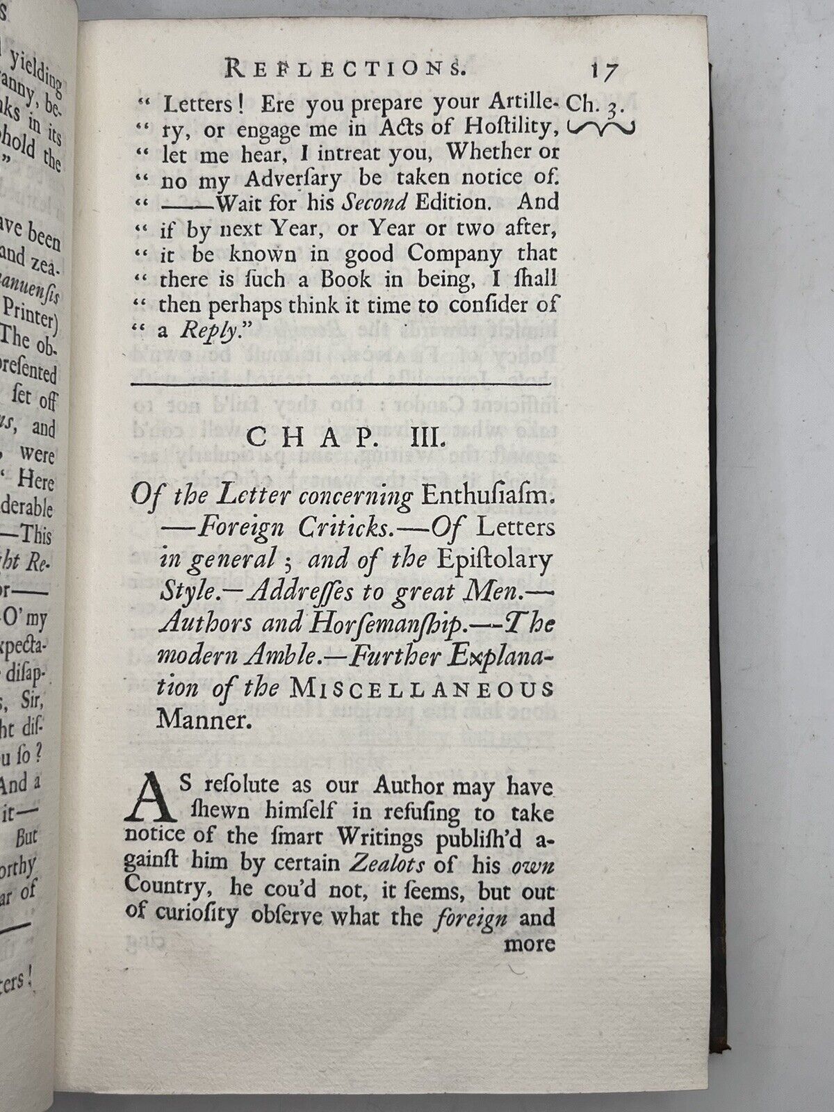 Characteristicks of Men by the Earl of Shaftesbury 1727
