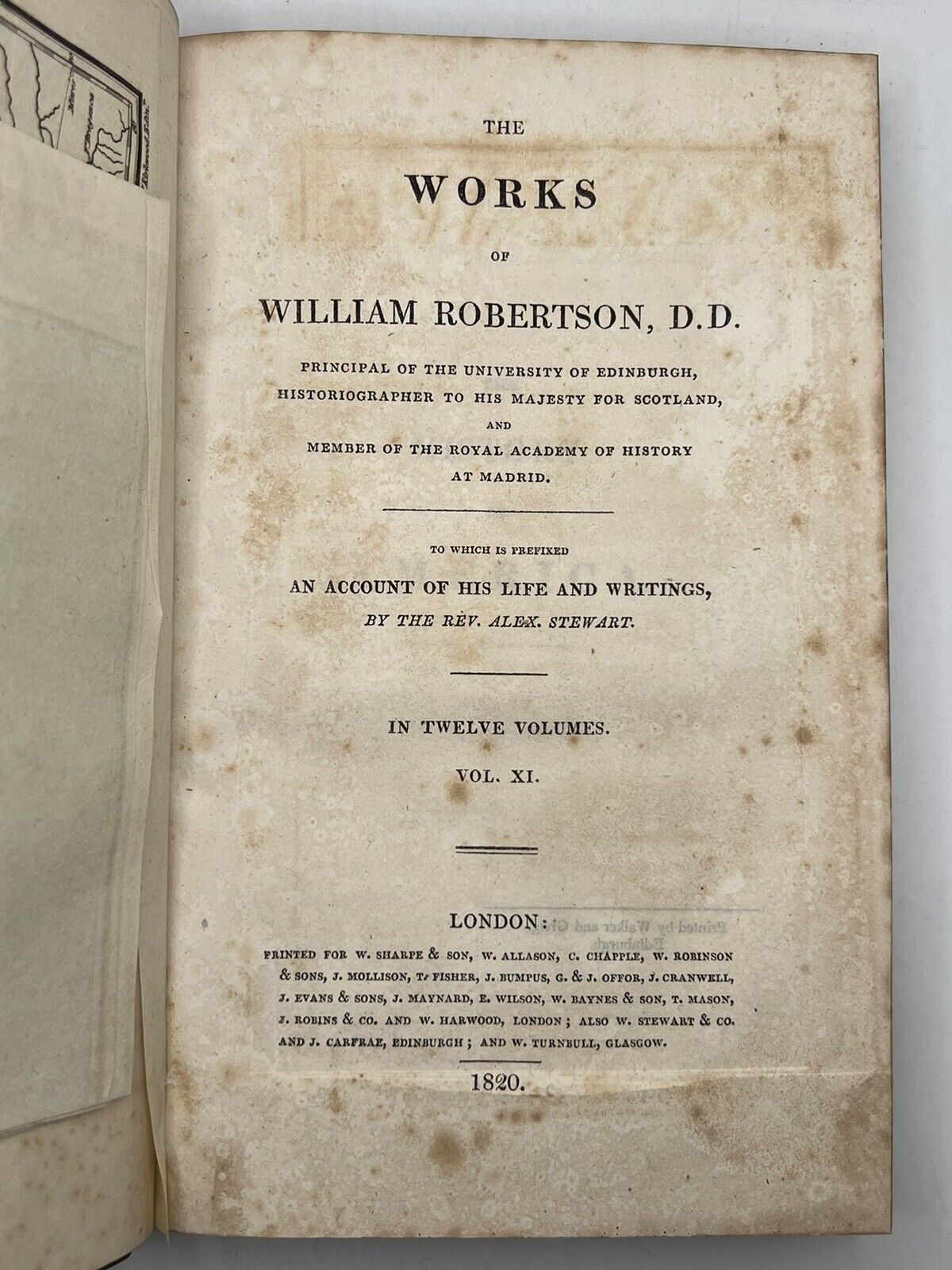 The Works of William Robertson 1820