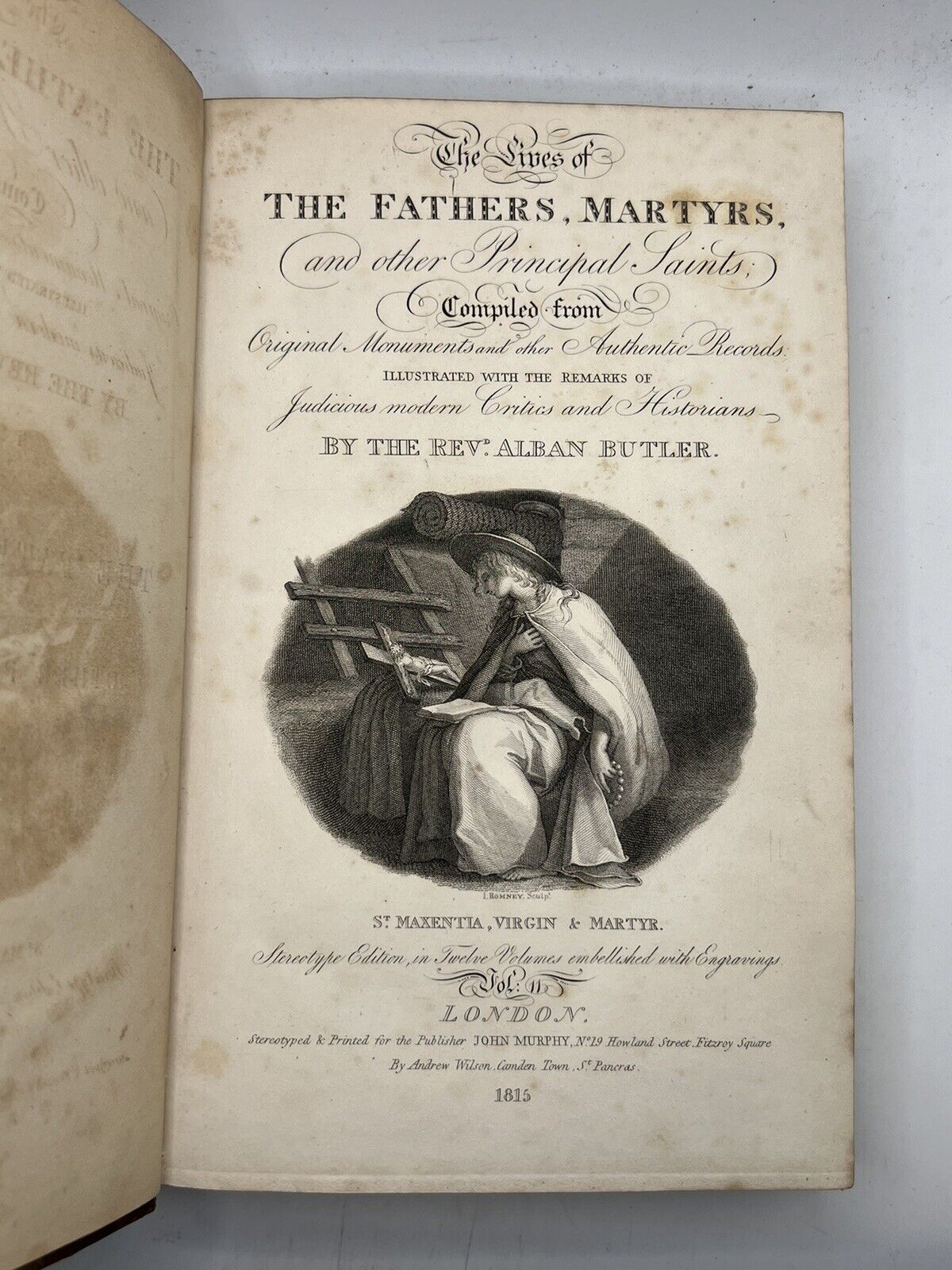 Butler's Lives of the Fathers, Martyrs, and Saints 1854