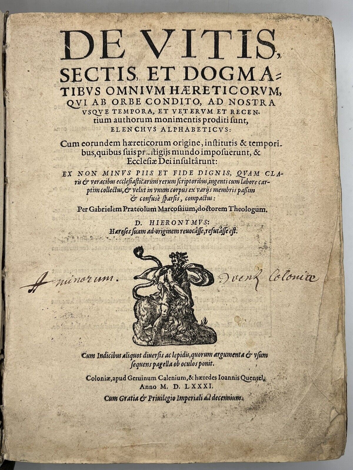 Heretics & Heresies 1581; Counter-Reformation Christian Theology
