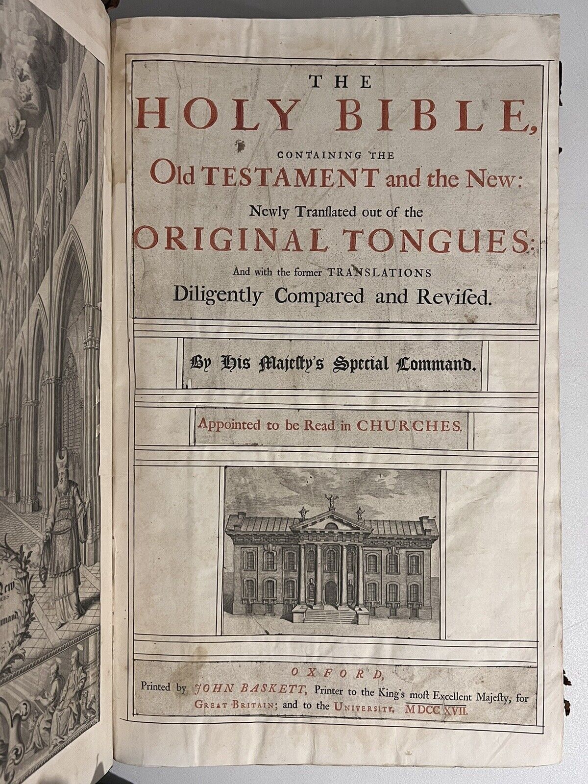 The Vinegar Bible 1716-1717 John Baskett