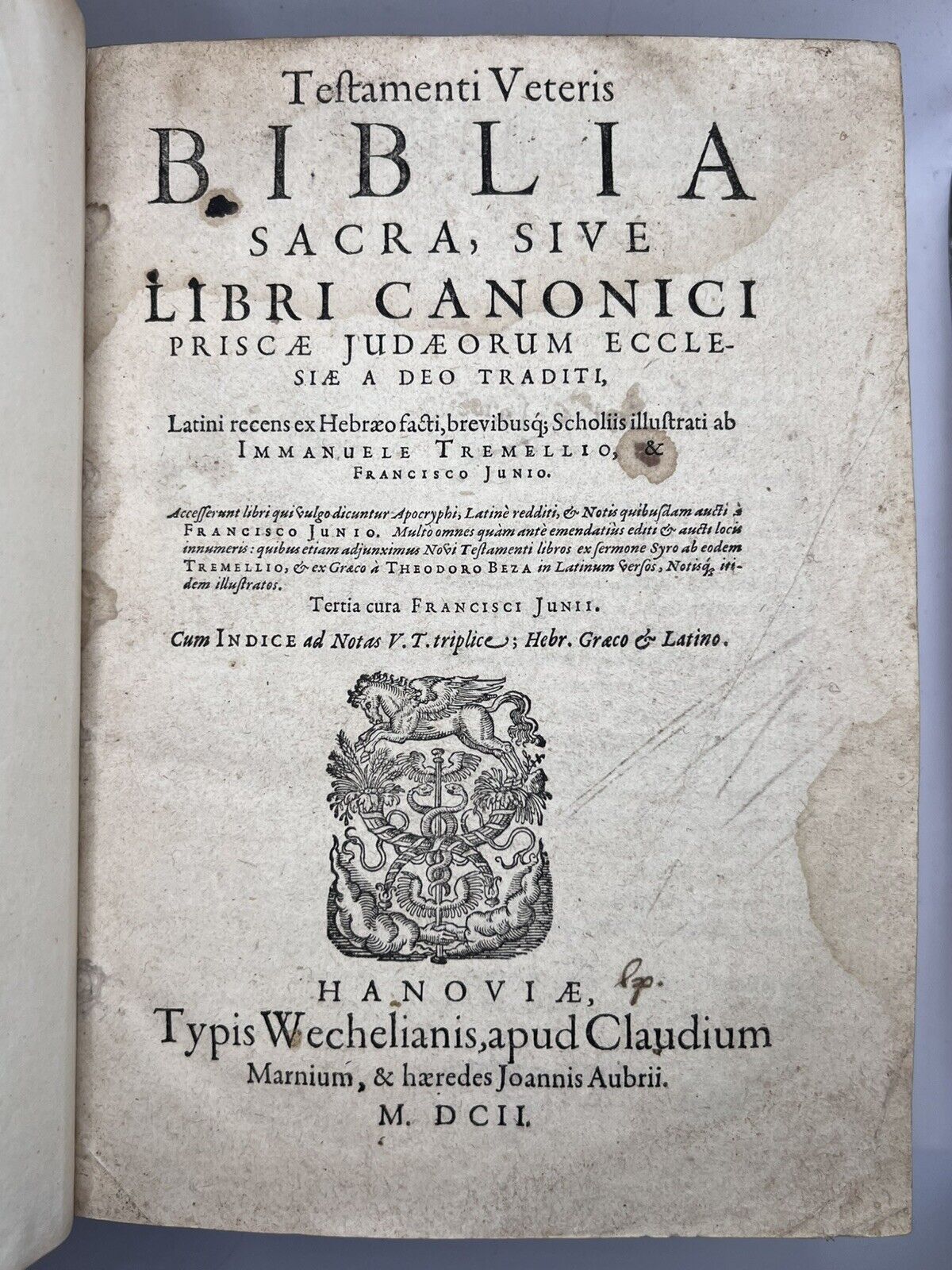Biblia Sacra 1602