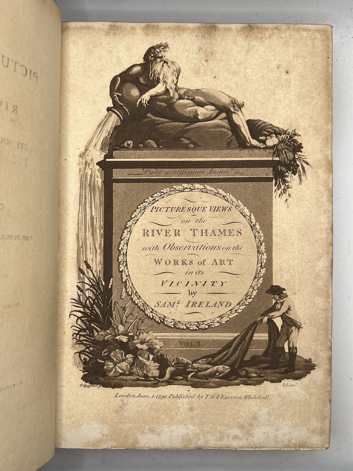 Picturesque Views on the River Thames by Samuel Ireland 1792 First Edition