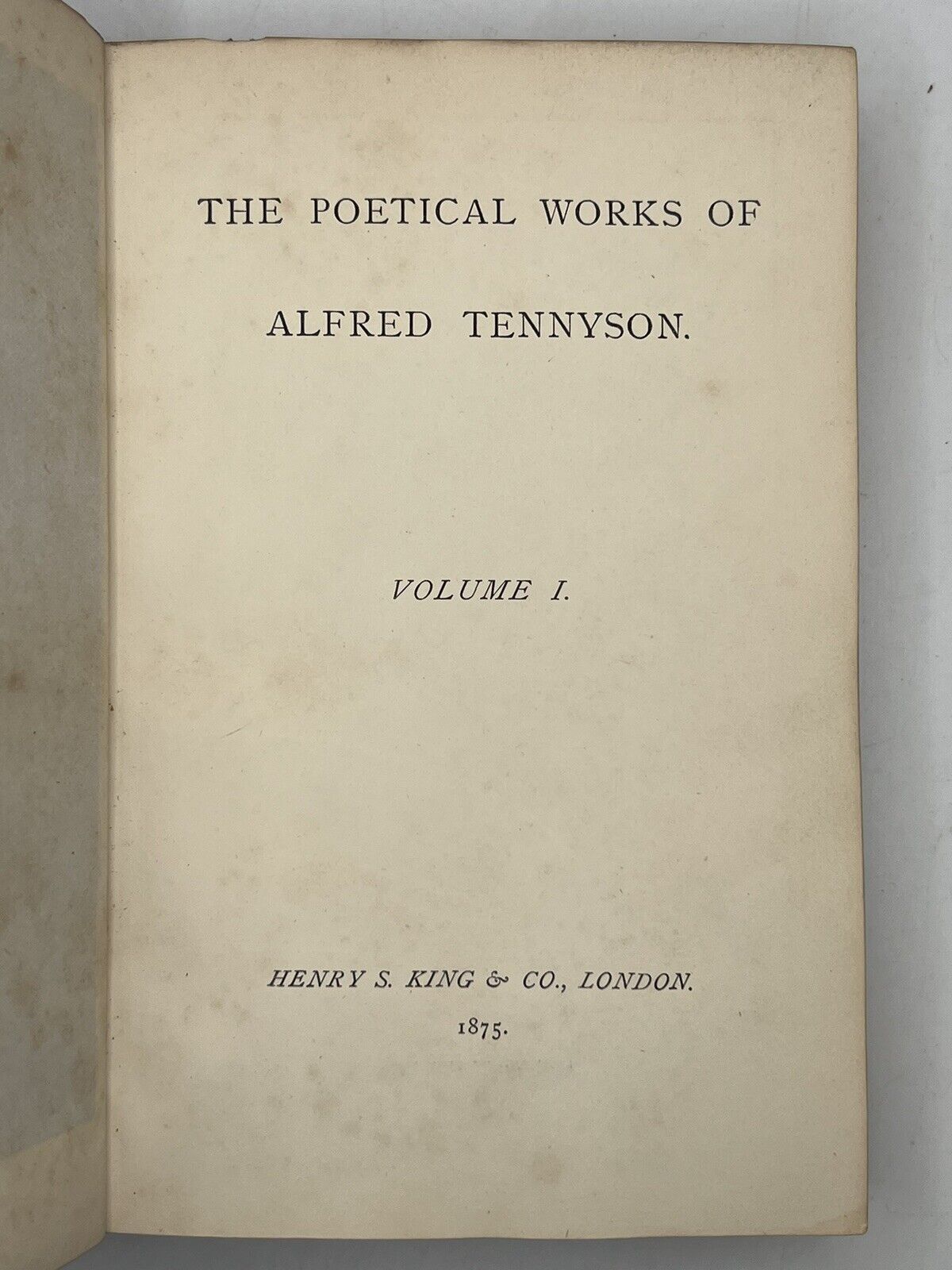 The Works of Alfred Tennyson 1875