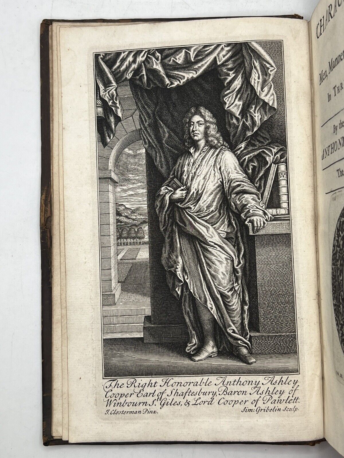 Characteristicks of Men by the Earl of Shaftesbury 1727