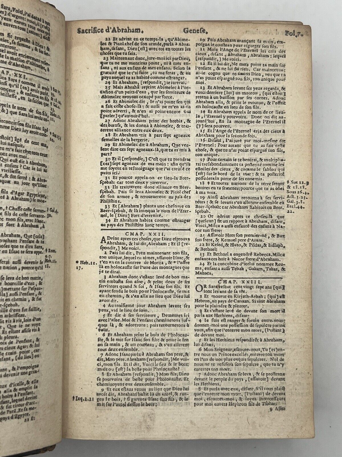 The Bible, Geneva Version, Amsterdam 1635 Rare