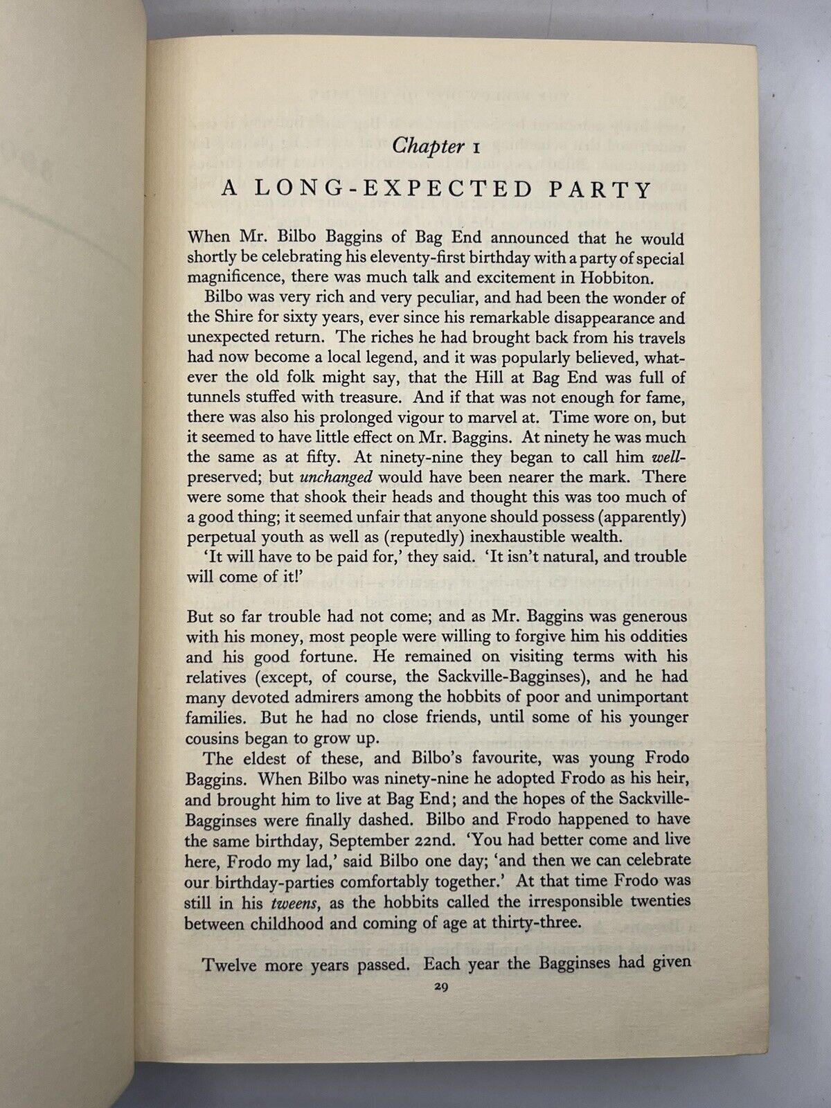 The Fellowship of the Ring by J.R.R. Tolkien 1954 First Edition Second Impression