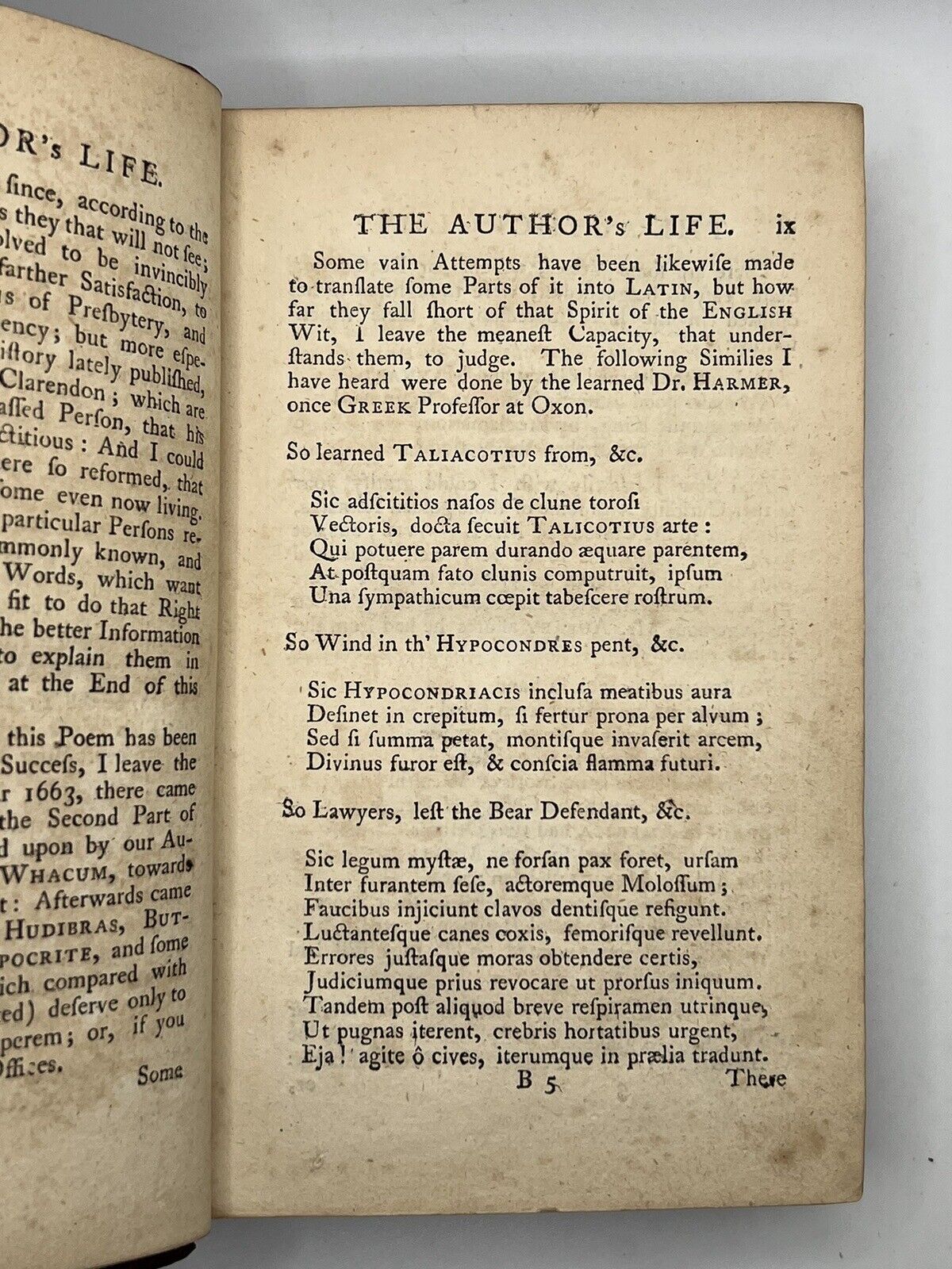 Hudibras by Samuel Butler 1775