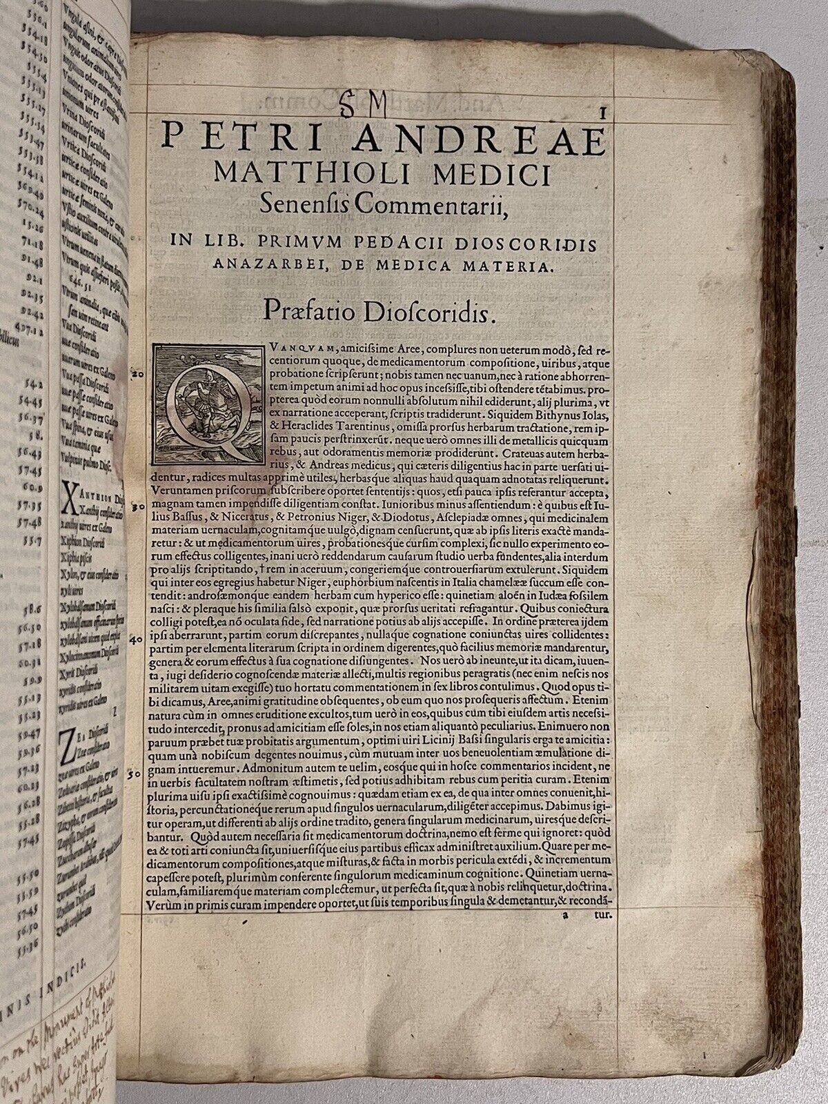 Pietro Andrea Mattioli Herbal 1554 Hand Coloured Woodcuts