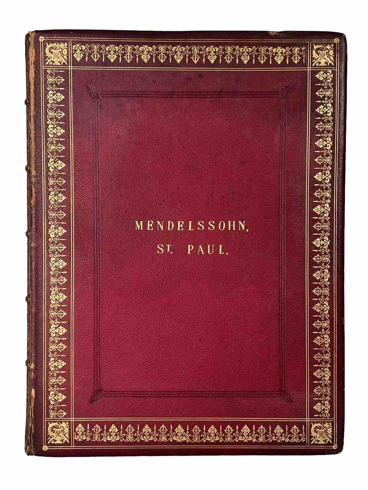 St Paul the Oratorio by Felix Mendelssohn - Music Book