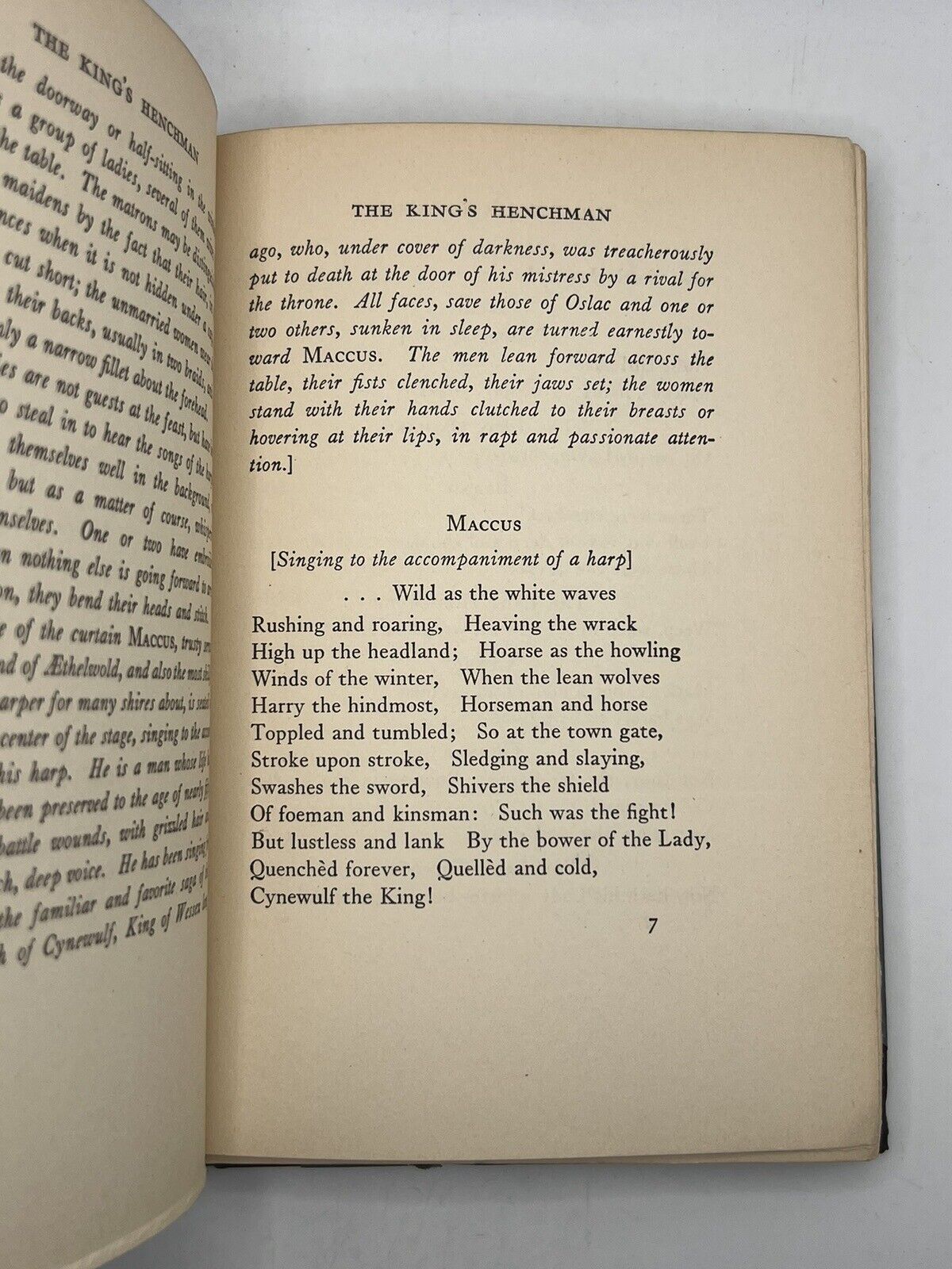 The King's Henchman by Edna St. Vincent Millay 1927 First Edition