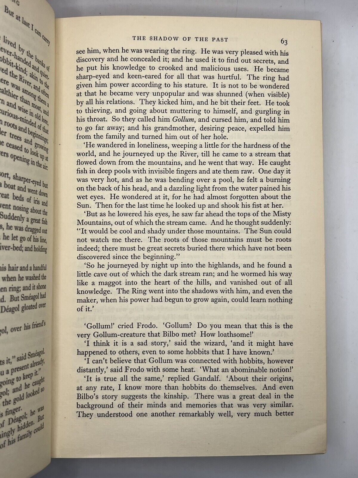 The Fellowship of the Ring by J.R.R. Tolkien 1954 First Edition Second Impression