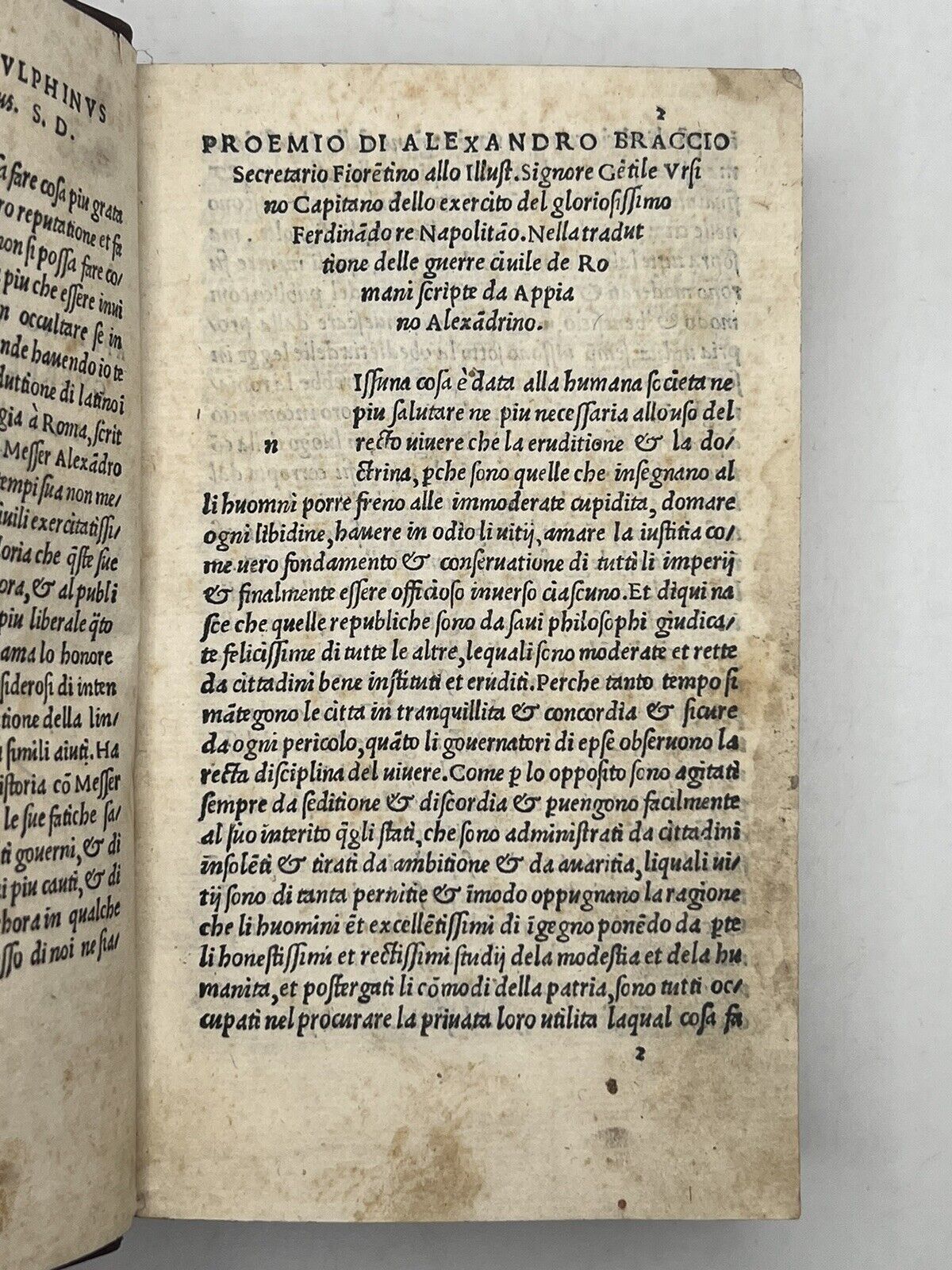 Appian's Ancient Roman History 1519 First Edition