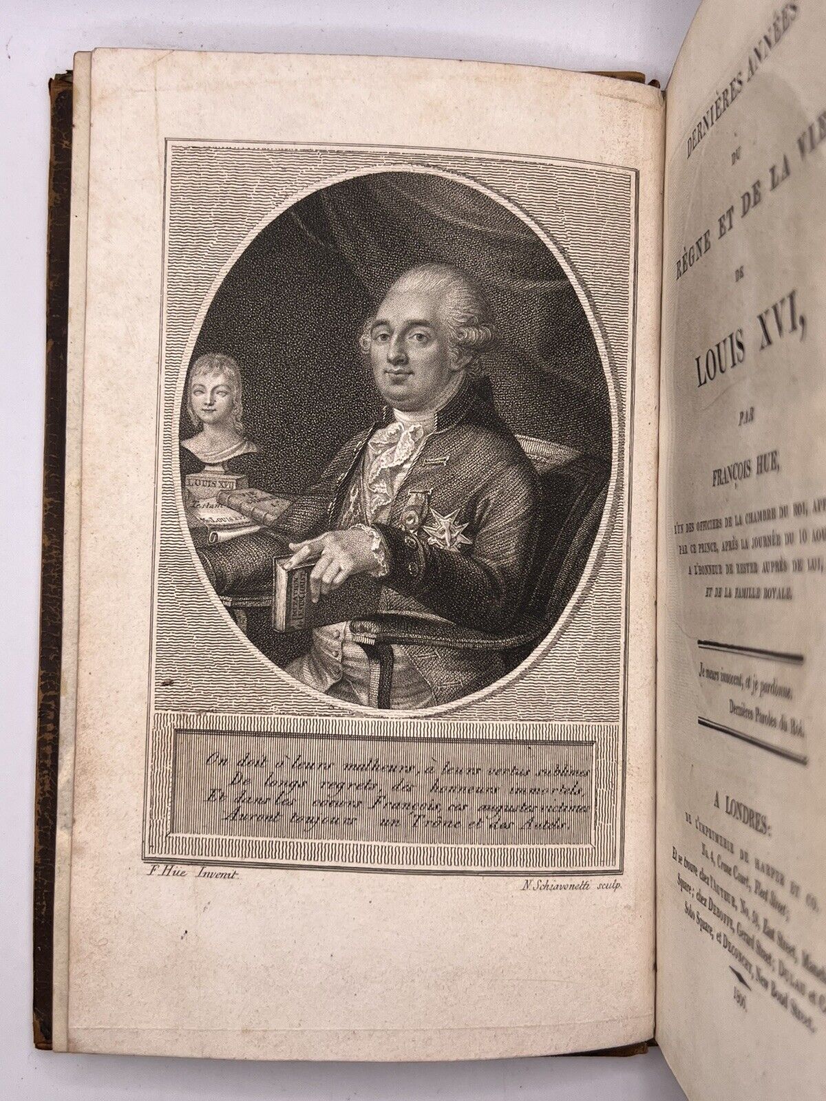 Life of Louis XVI by Francois Hue 1806