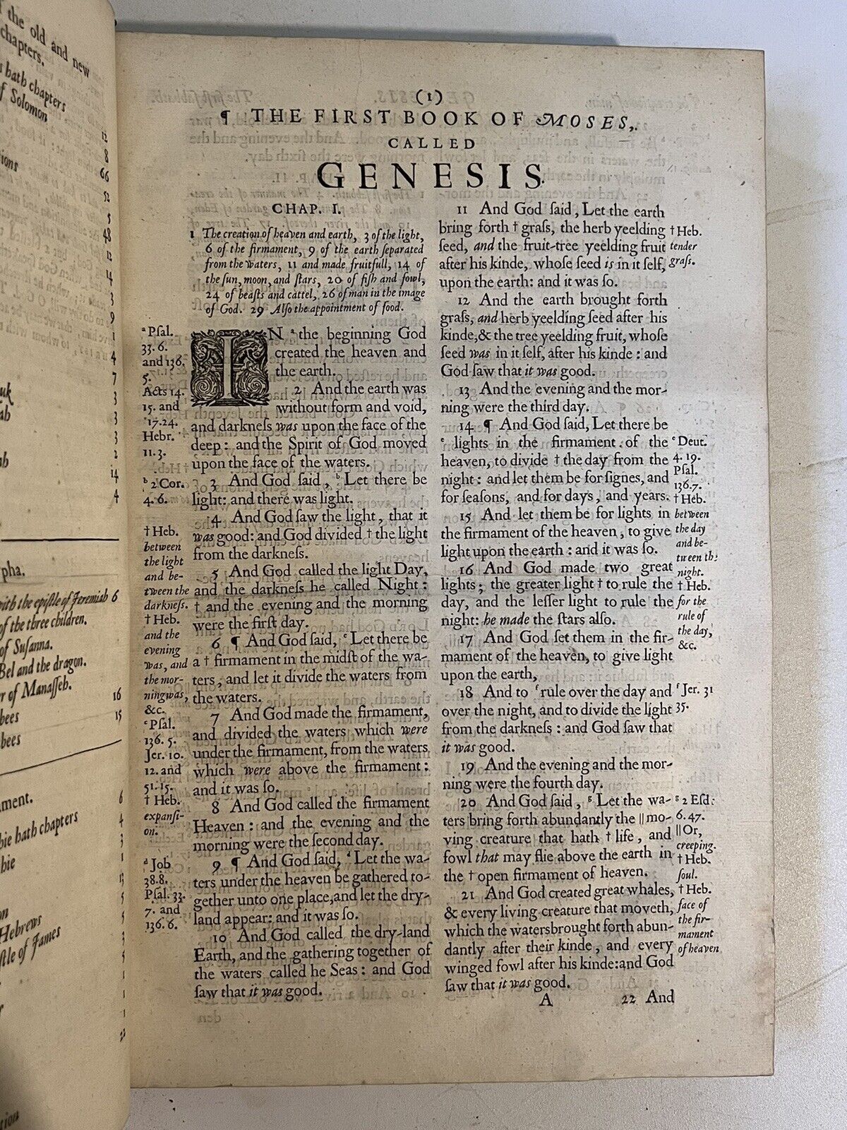 The Ogilby Bible 1660; Important Fine King James Bible