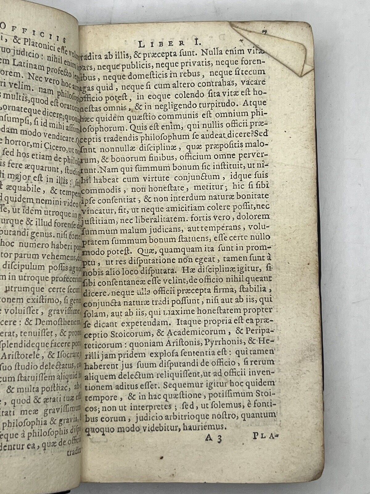 Cicero on Duties 1656 Elzevir Press