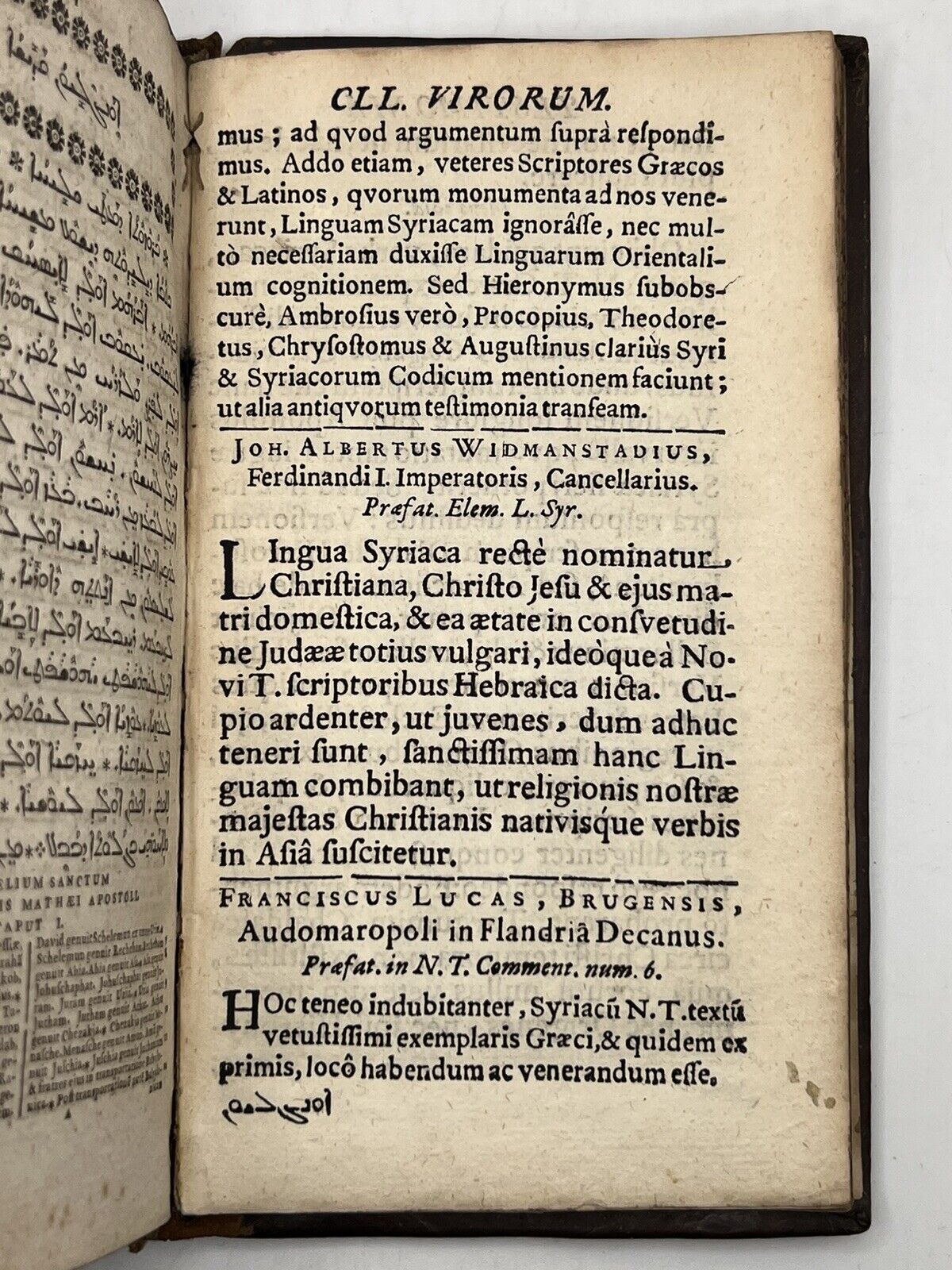 Syriac New Testament 1663-7 First Edition