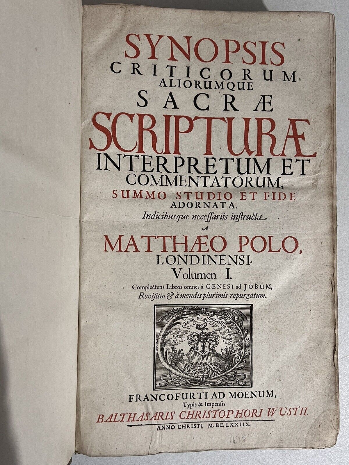 Matthew Poole's Commentary on the Bible 1678