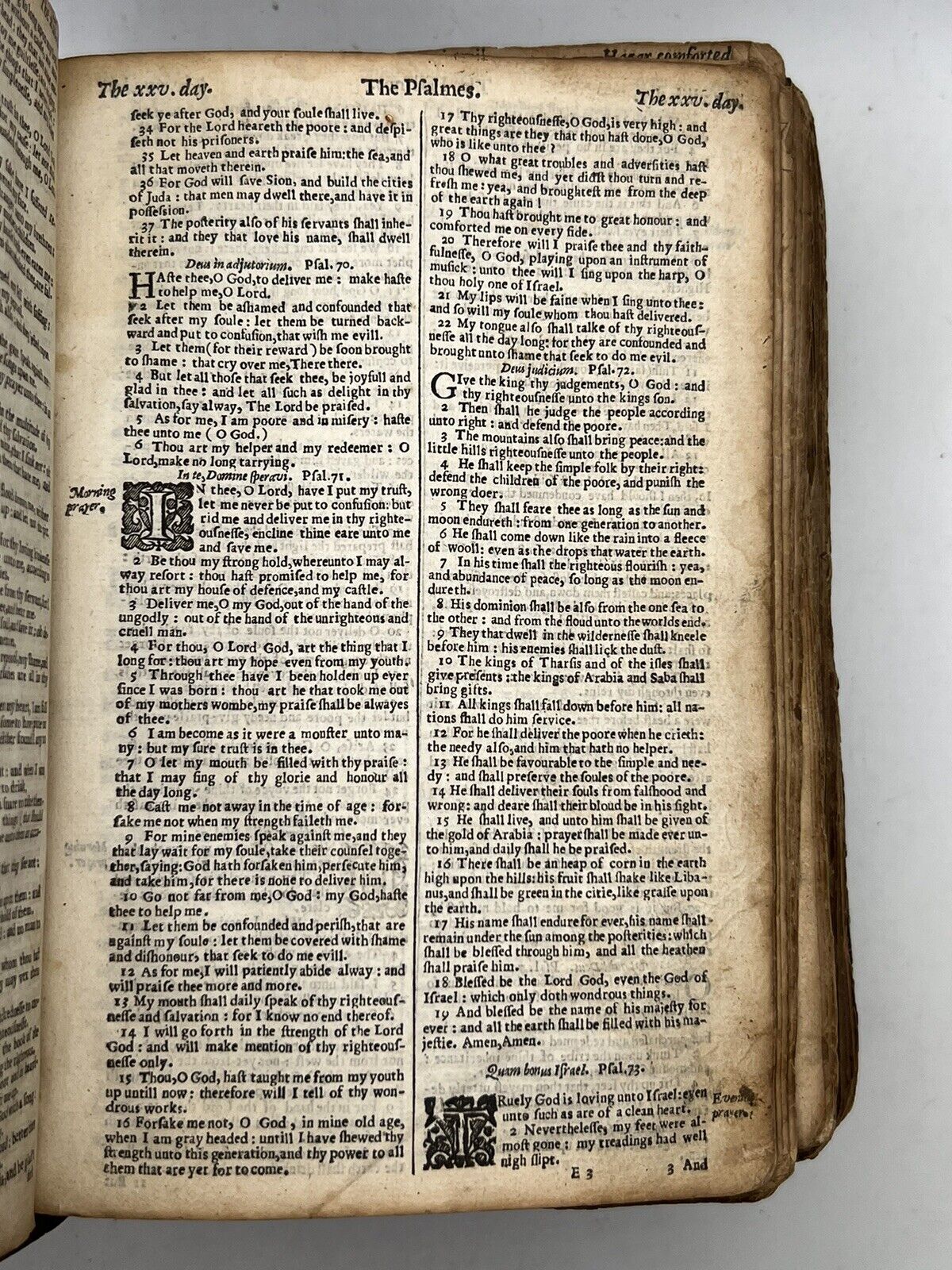 Antique King James Bible 1636-7