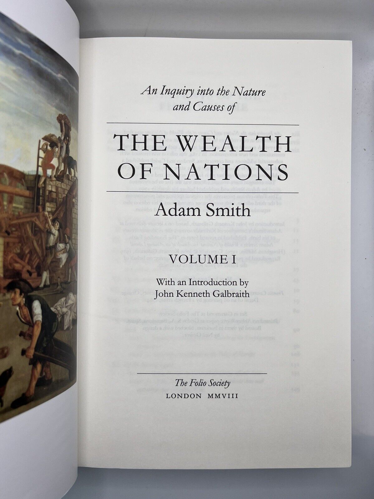 The Wealth of Nations by Adam Smith 2008 Folio Society