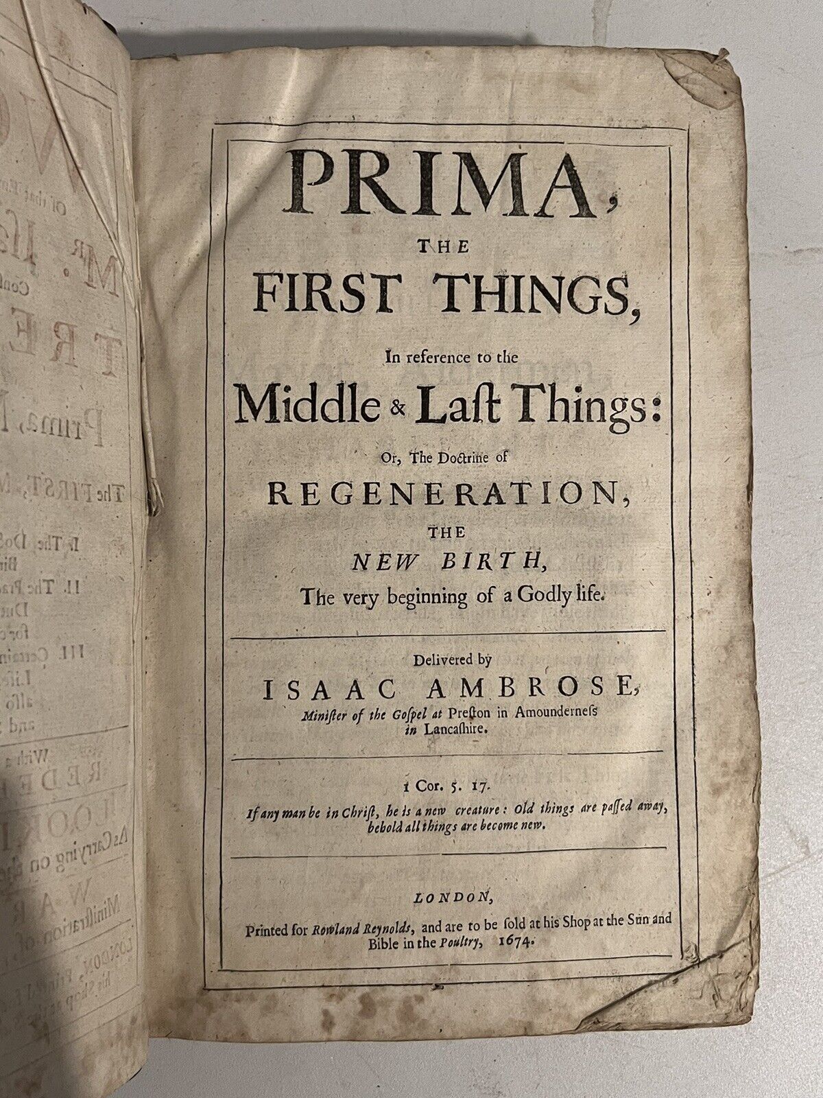 The Works of Isaac Ambrose 1674
