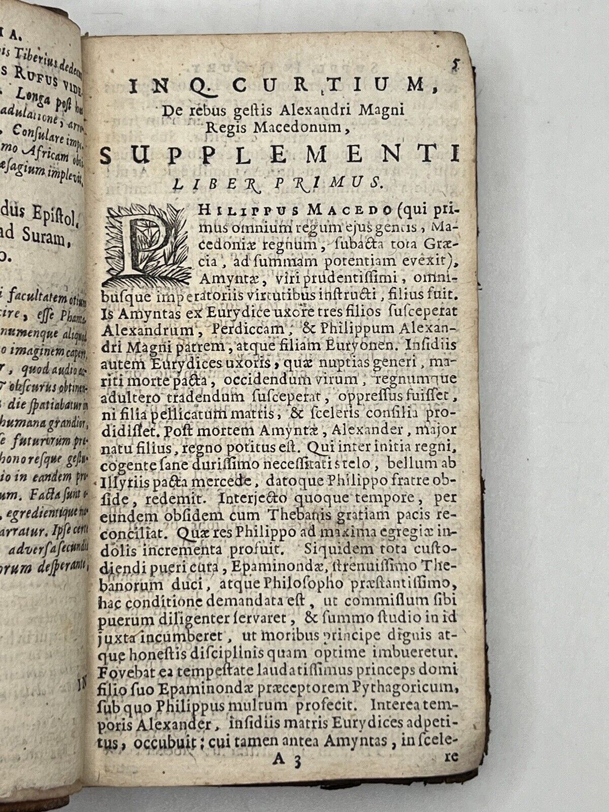 The History of Alexander the Great by Q. Curtius Rufus 1677 Elzevir Press
